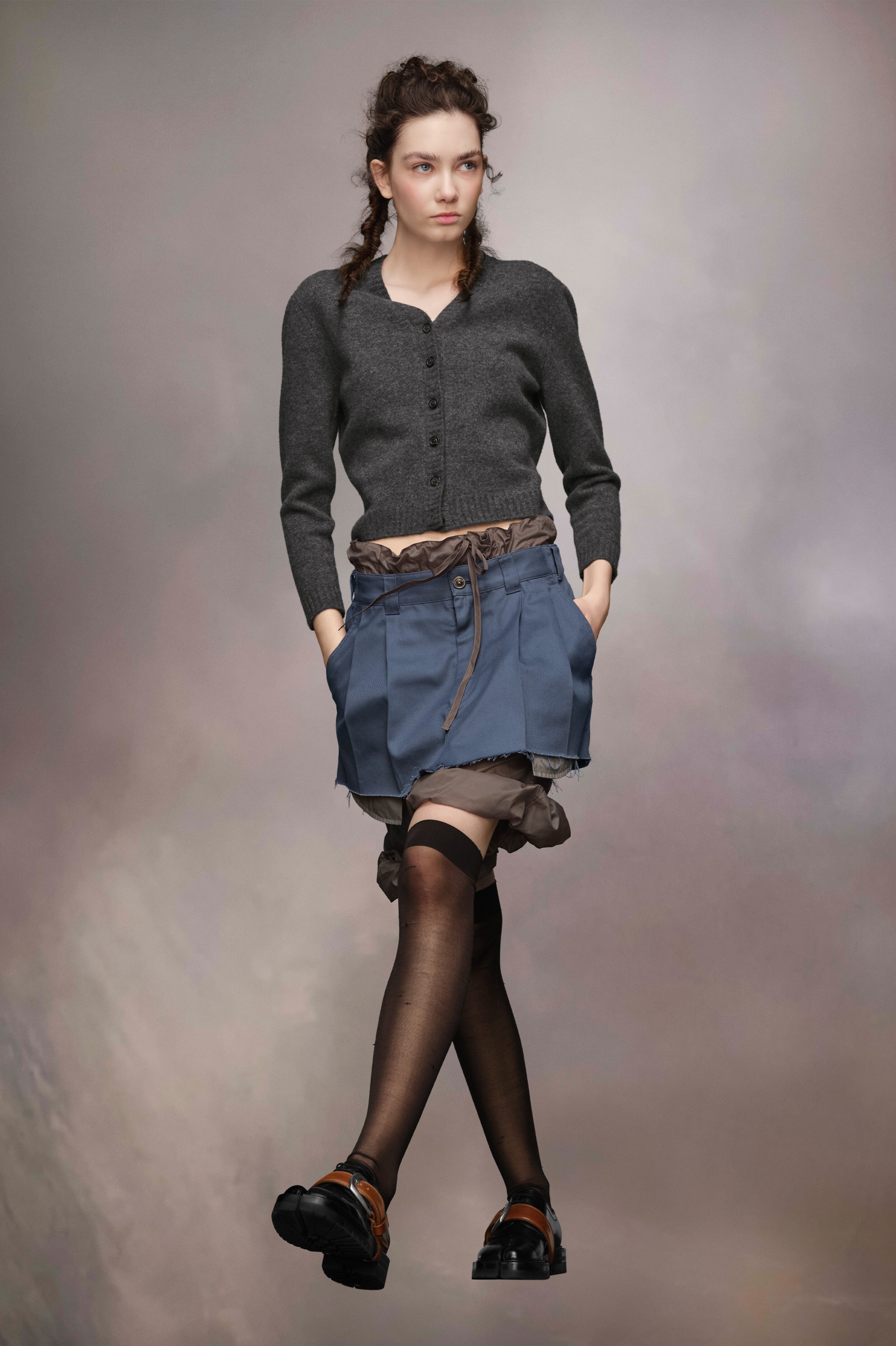 Washed Lambswool Cardigan - 3