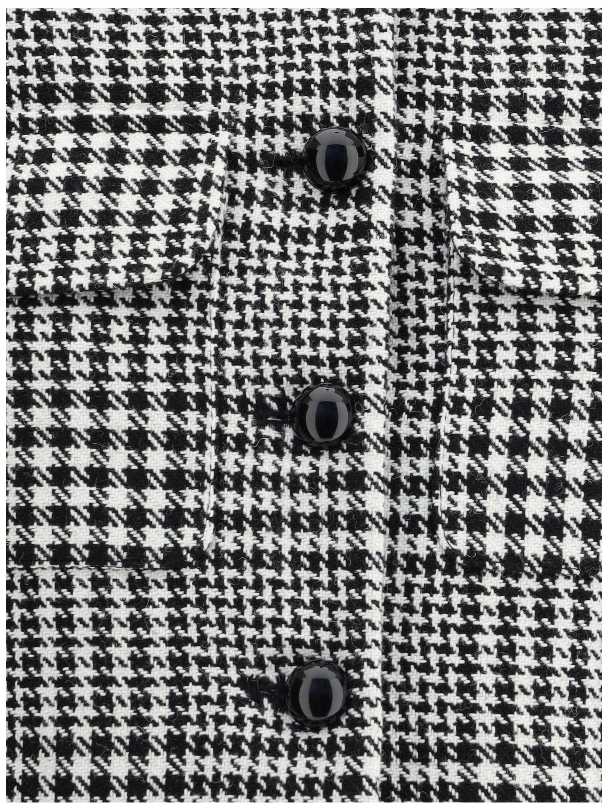 Self-Portrait Women Check Blazer - 3