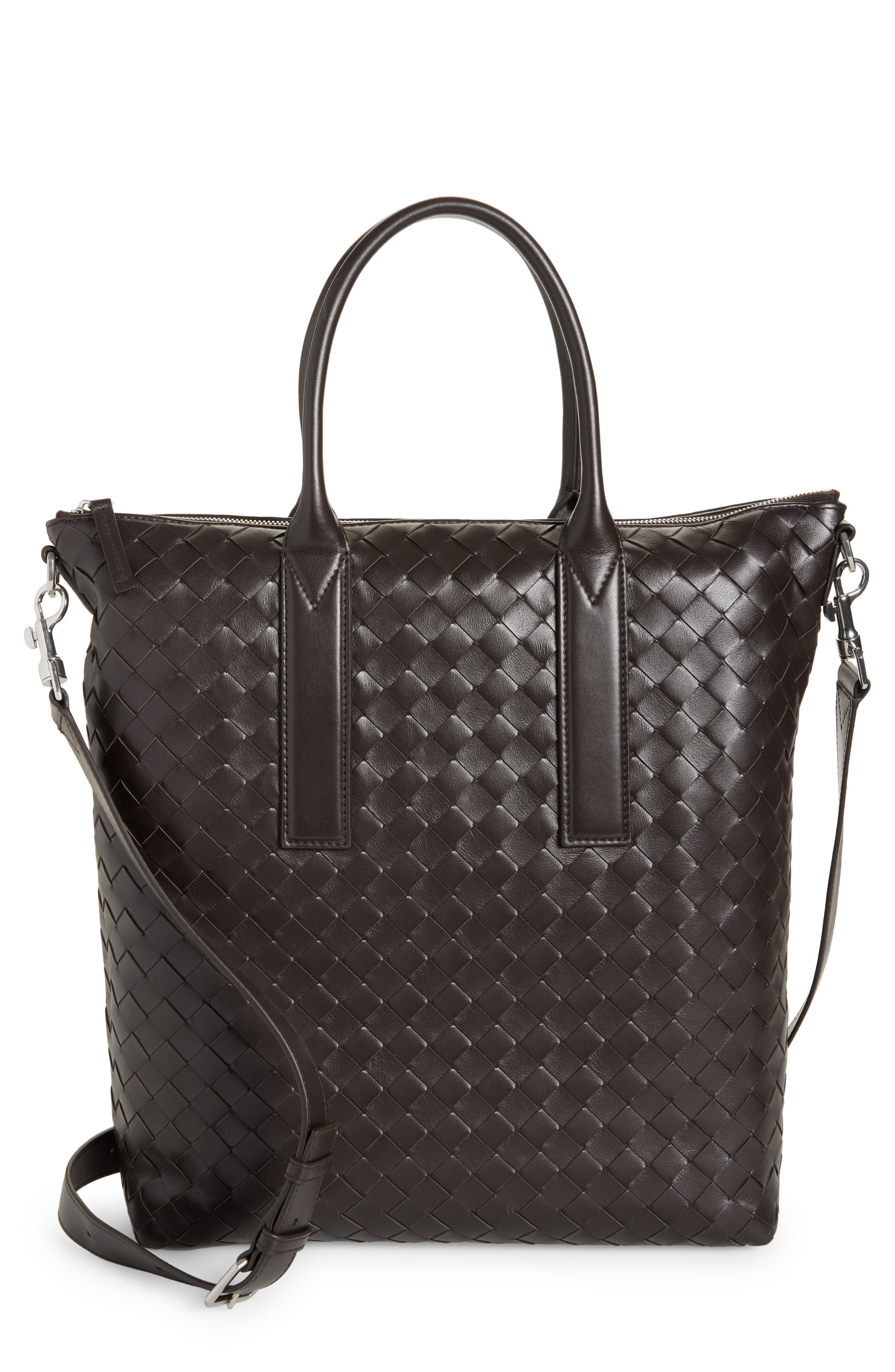 Bottega Veneta Classic Intrecciato North/South Crossbody Bag in Fondant at Nordstrom - 1