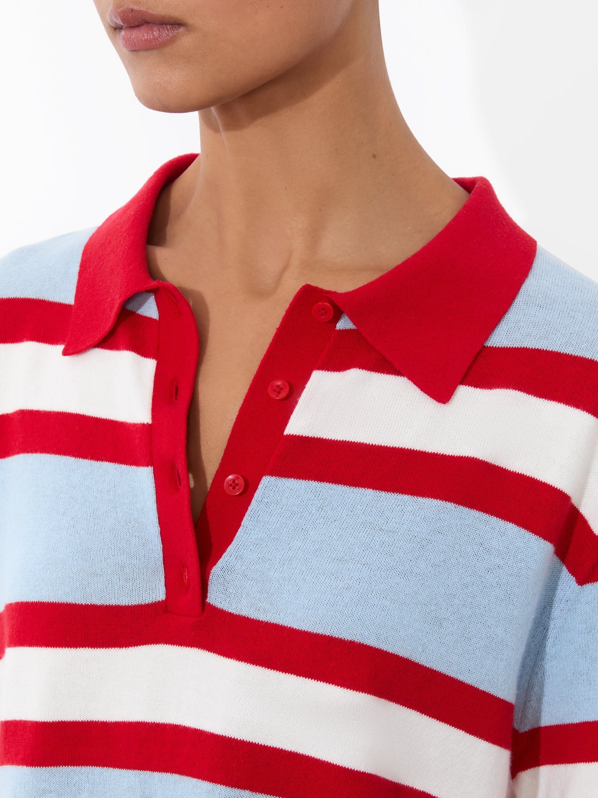 TILLIE STRIPED POLO - 5