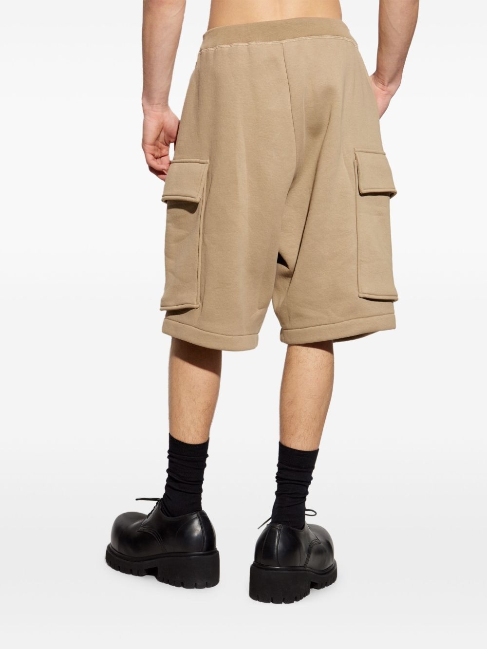 cargo-pocket track shorts - 4