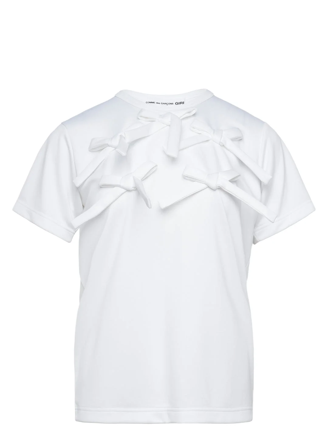 Ribbon Bow Detail Tee - 1