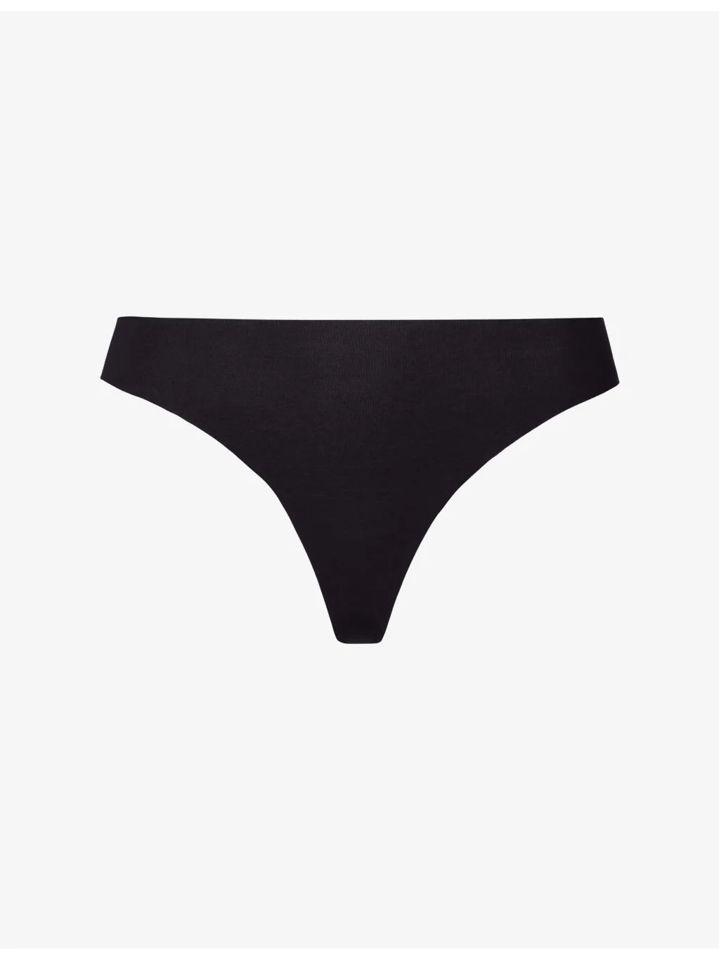 Invisible Mid-Rise Stretch-Cotton Thong - 1