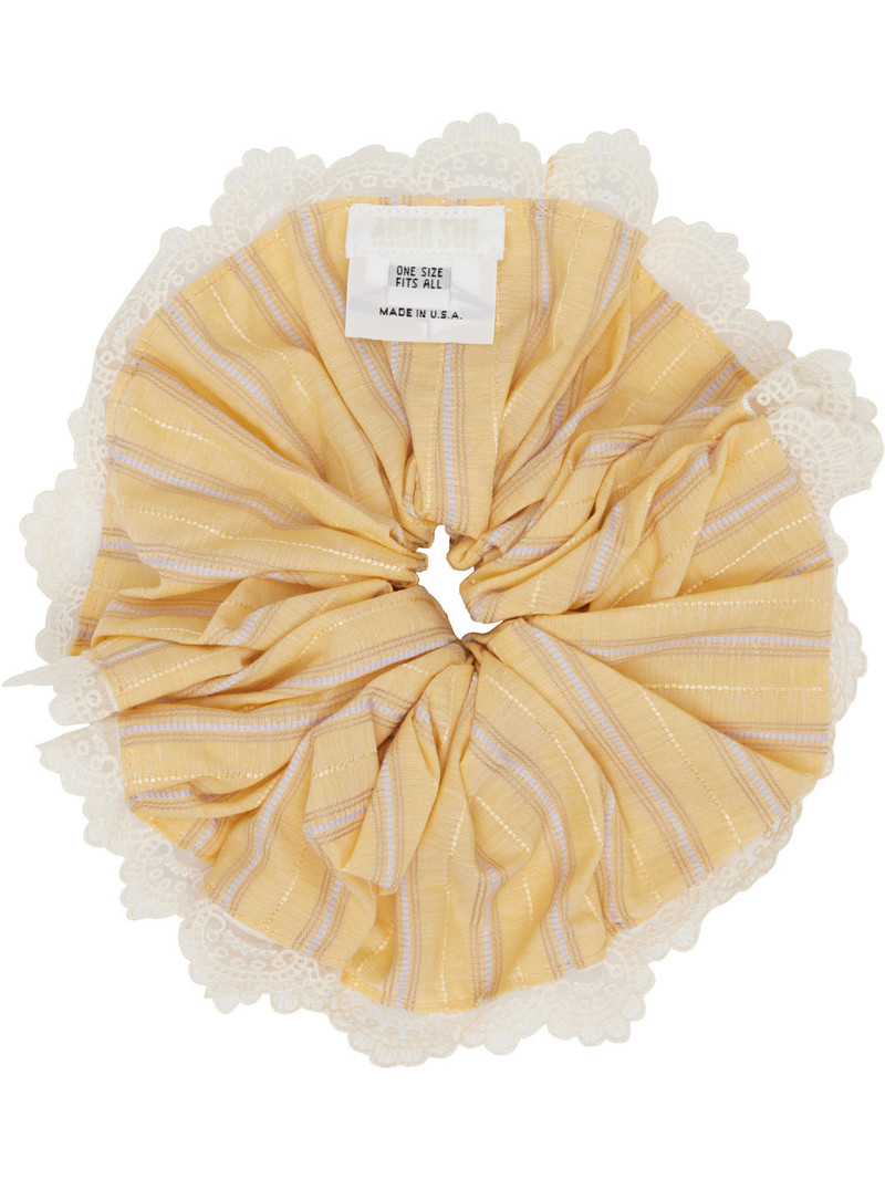 ANNA SUI Yellow Lace Scrunchie outlook