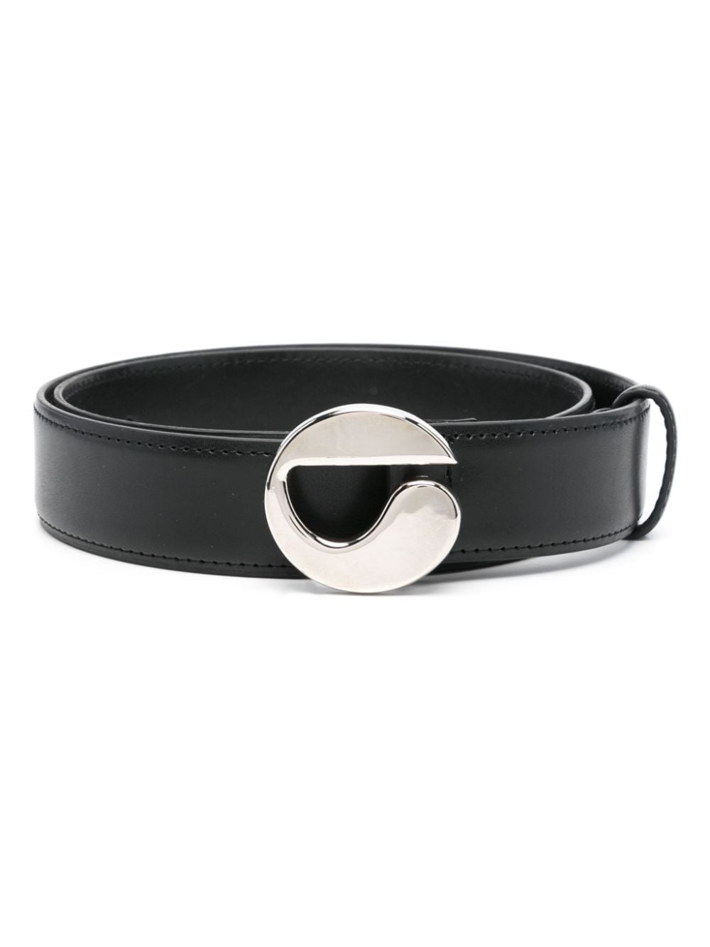 logo-buckle belt - 1