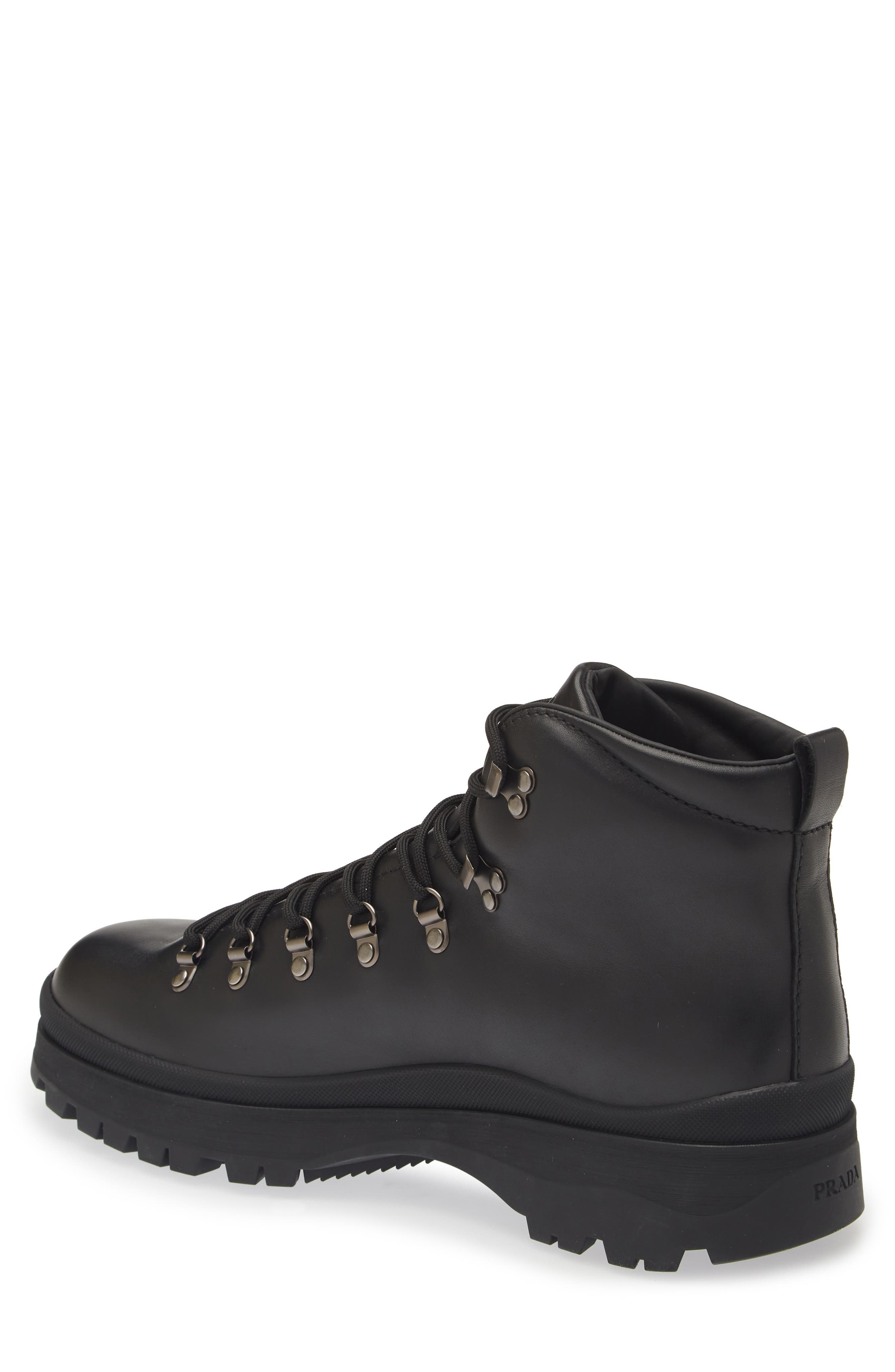 Prada Brixxen Hiking Boot in Nero at Nordstrom - 2