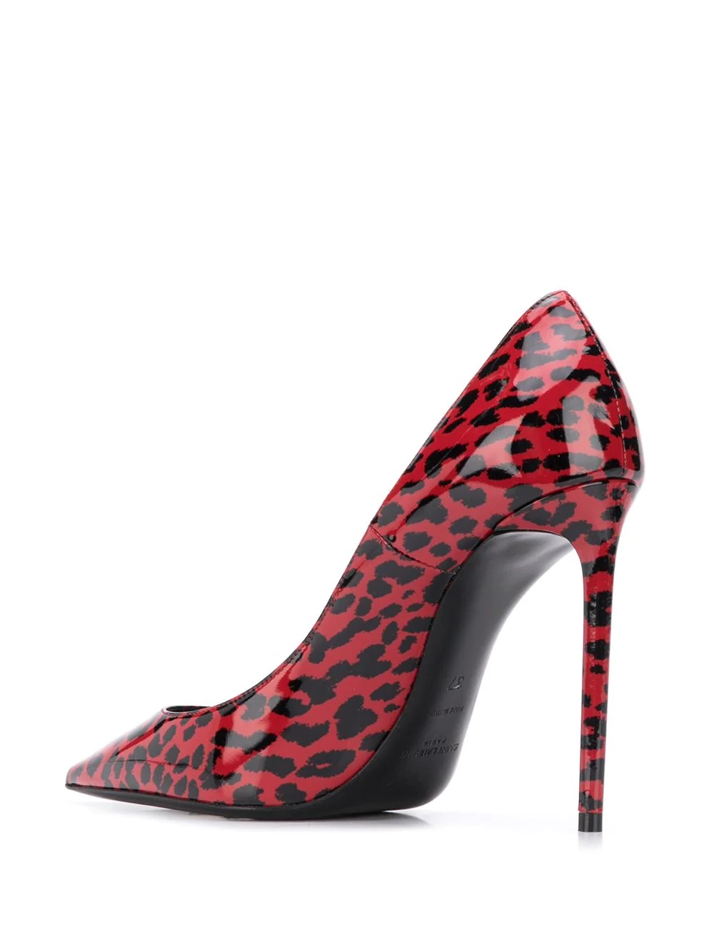 red leopard print pumps - 3