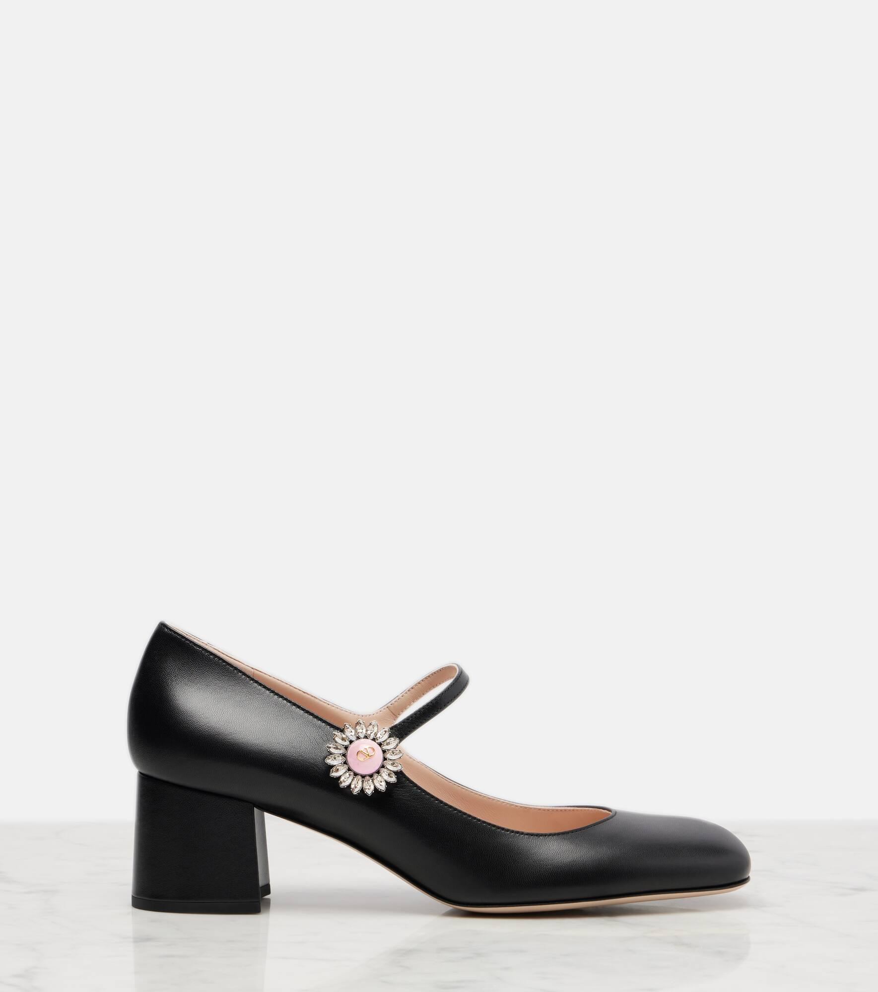 Daisy Jewel 55 leather Mary Jane pumps - 4