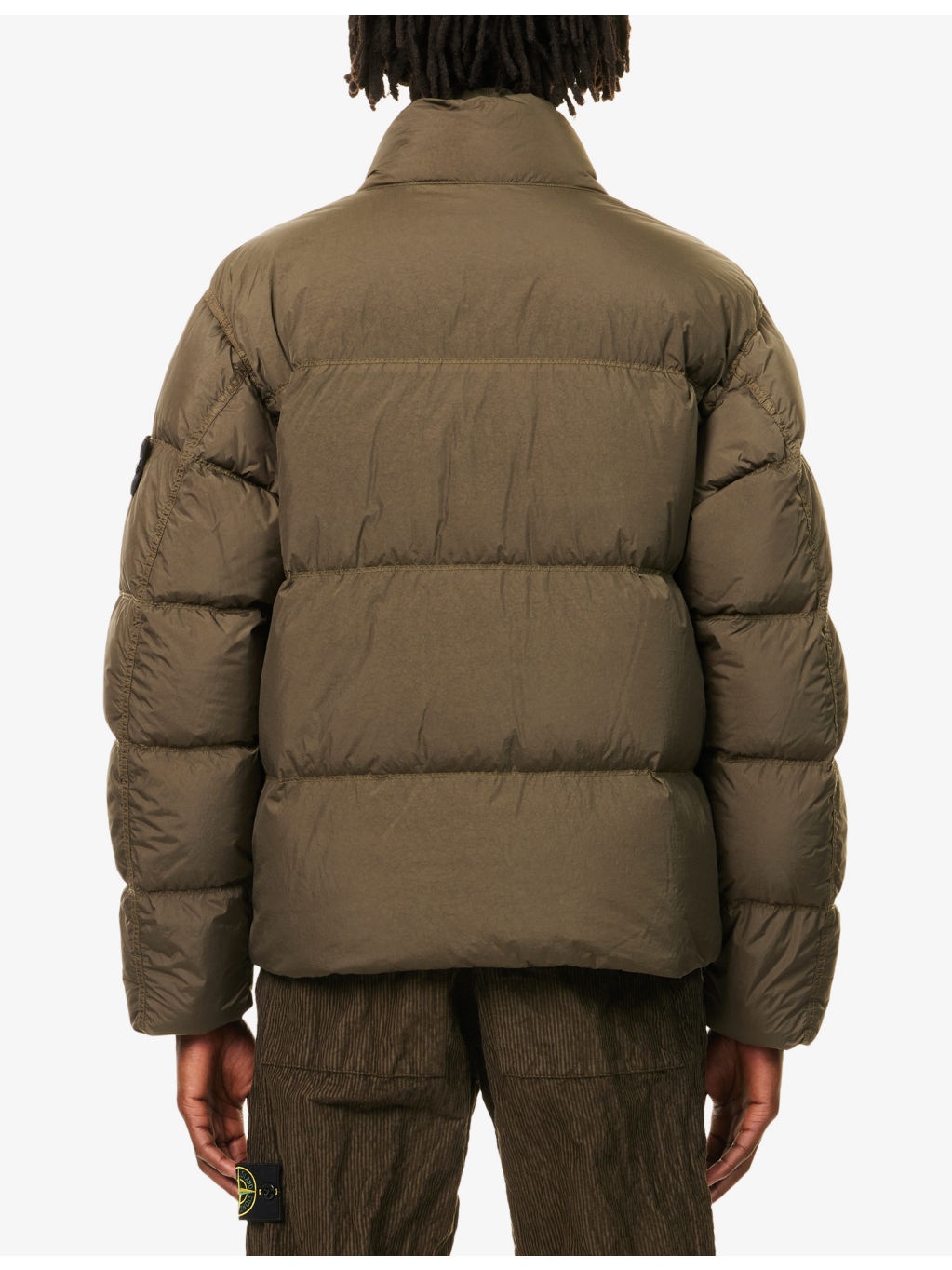Logo-Patch Crinkle Padded Shell Jacket - 4