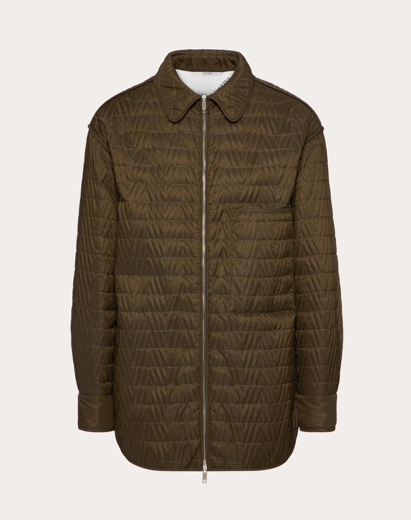 QUILTED NYLON OVERSHIRT 1