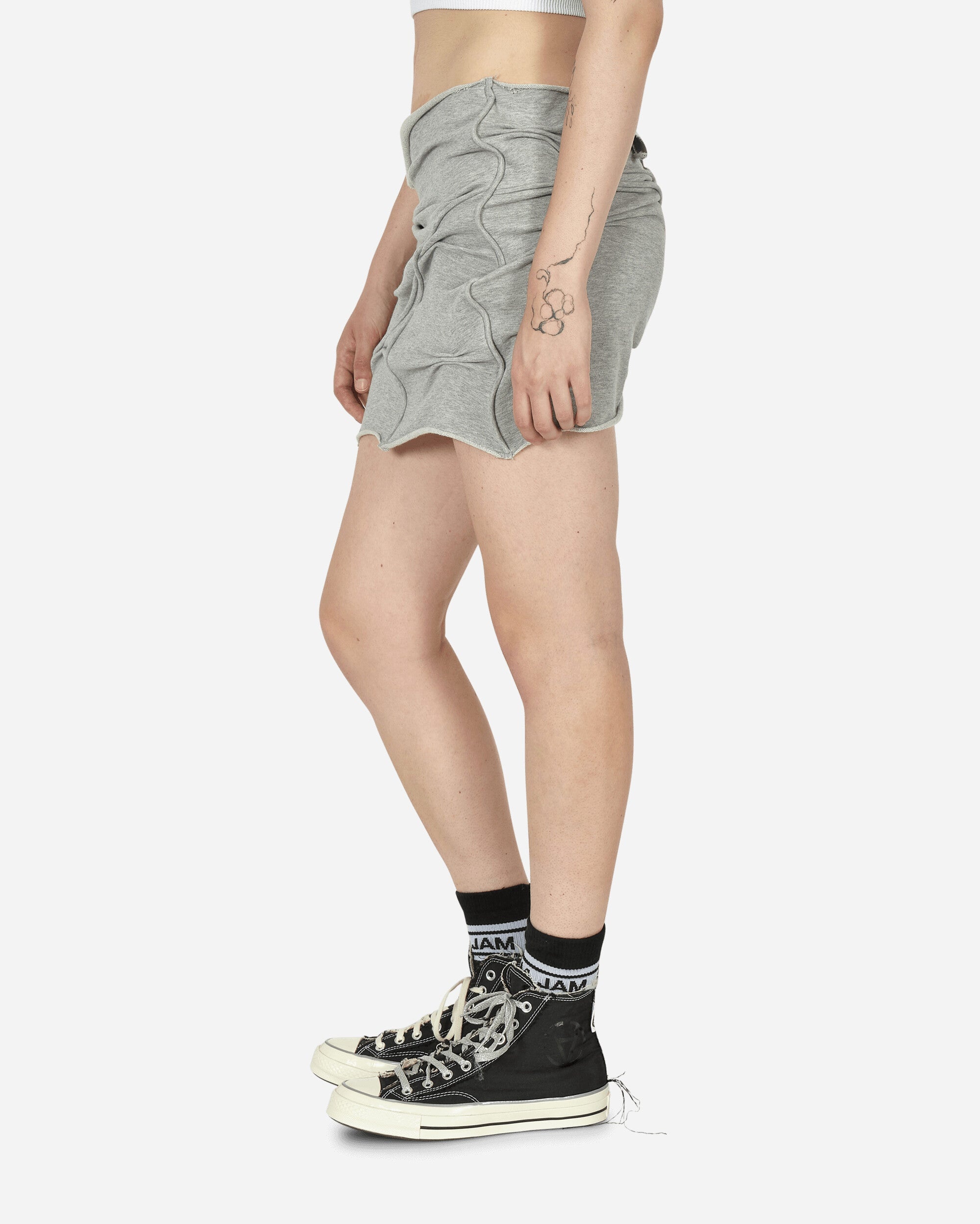 Pleated Skirt Grey - 2