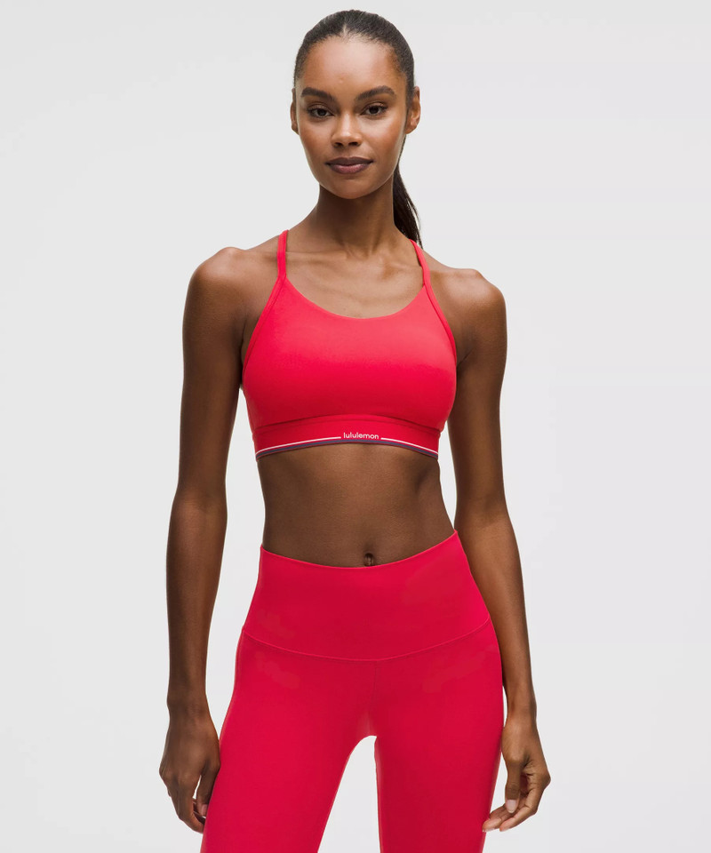 Flow Y Mid-Support Bra Logo *B/C Cup 1