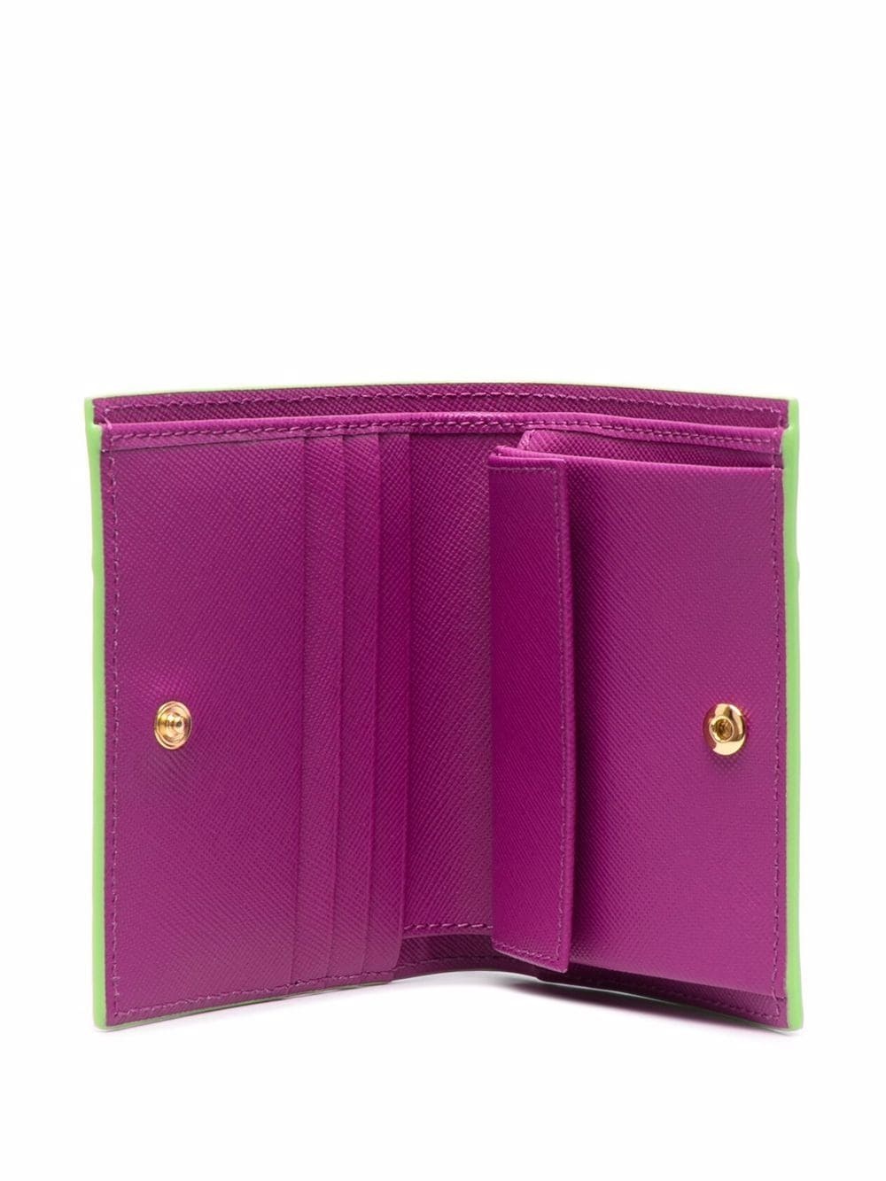 Saffiano leather bi-fold wallet - 3