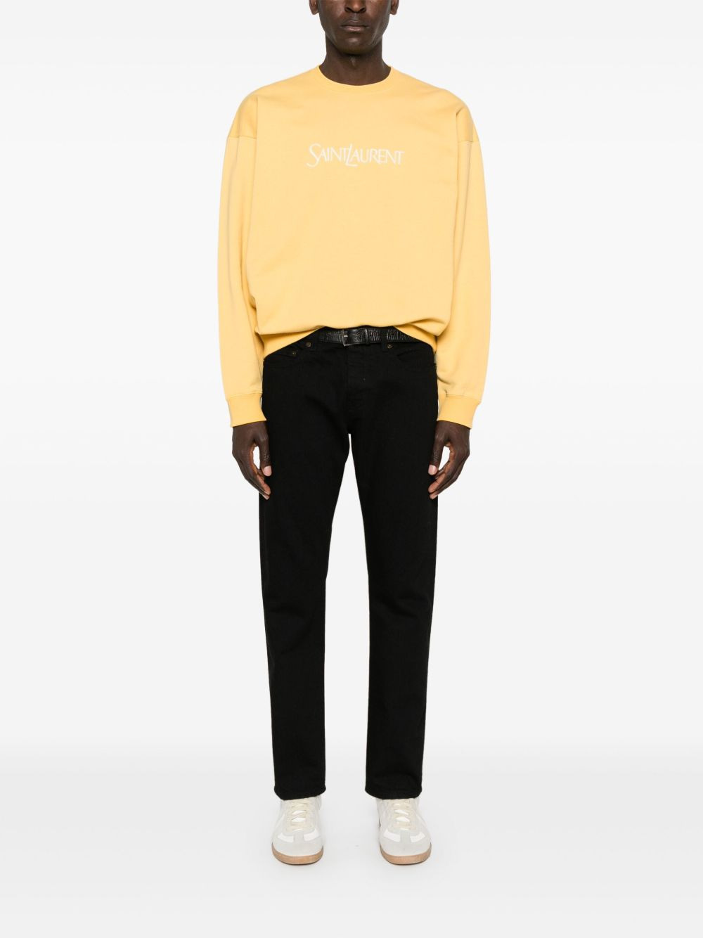 logo-print cotton sweatshirt - 2