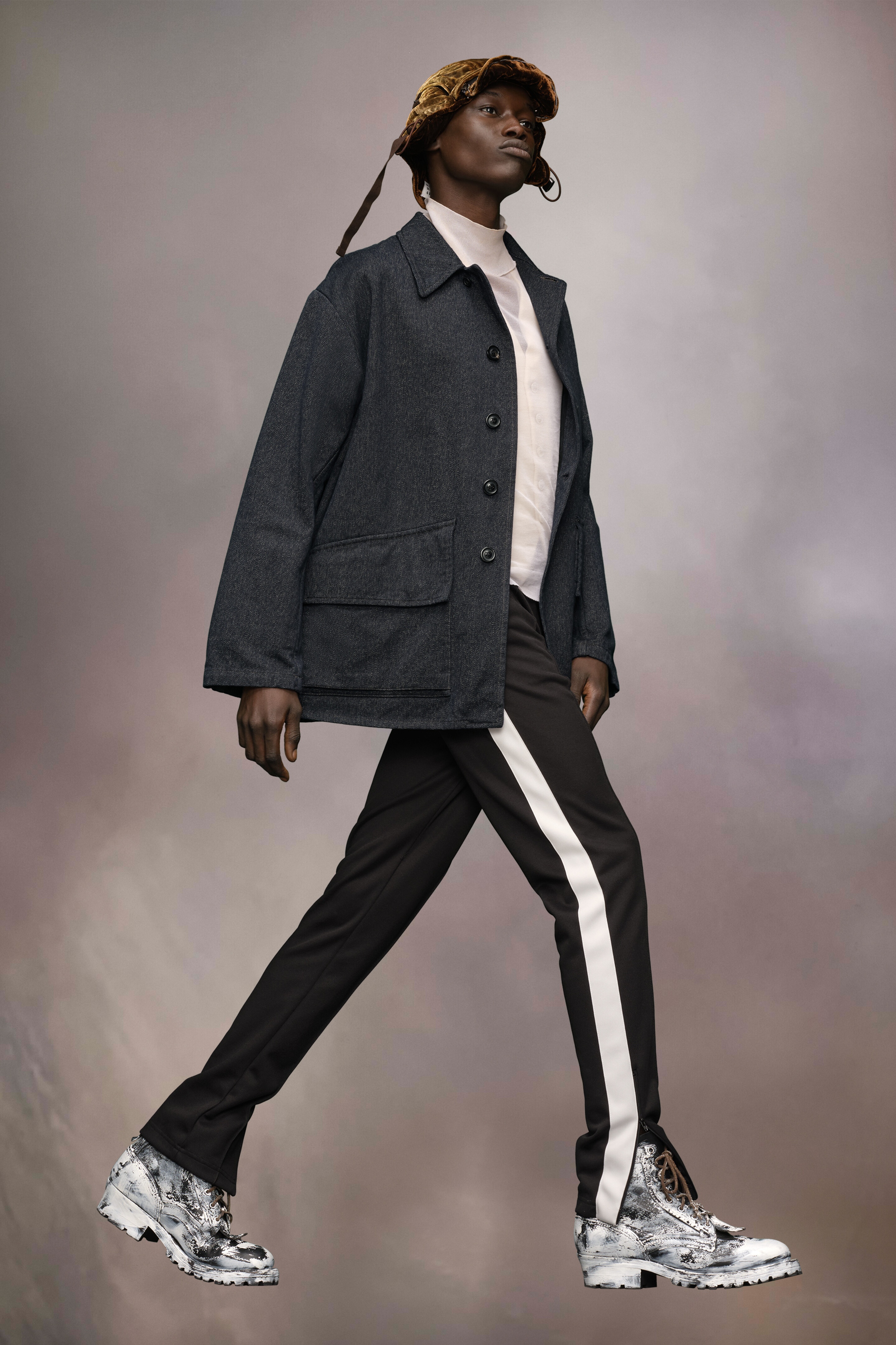 Cotton caban jacket - 4