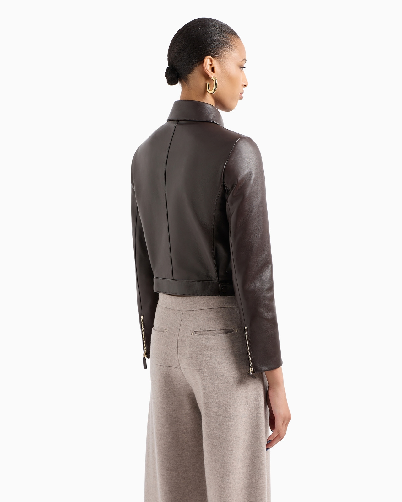 SHORT NAPPA-LEATHER JACKET - 3