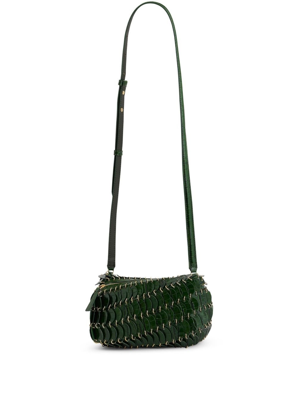 Paco crossbody bag with leather discs - 1