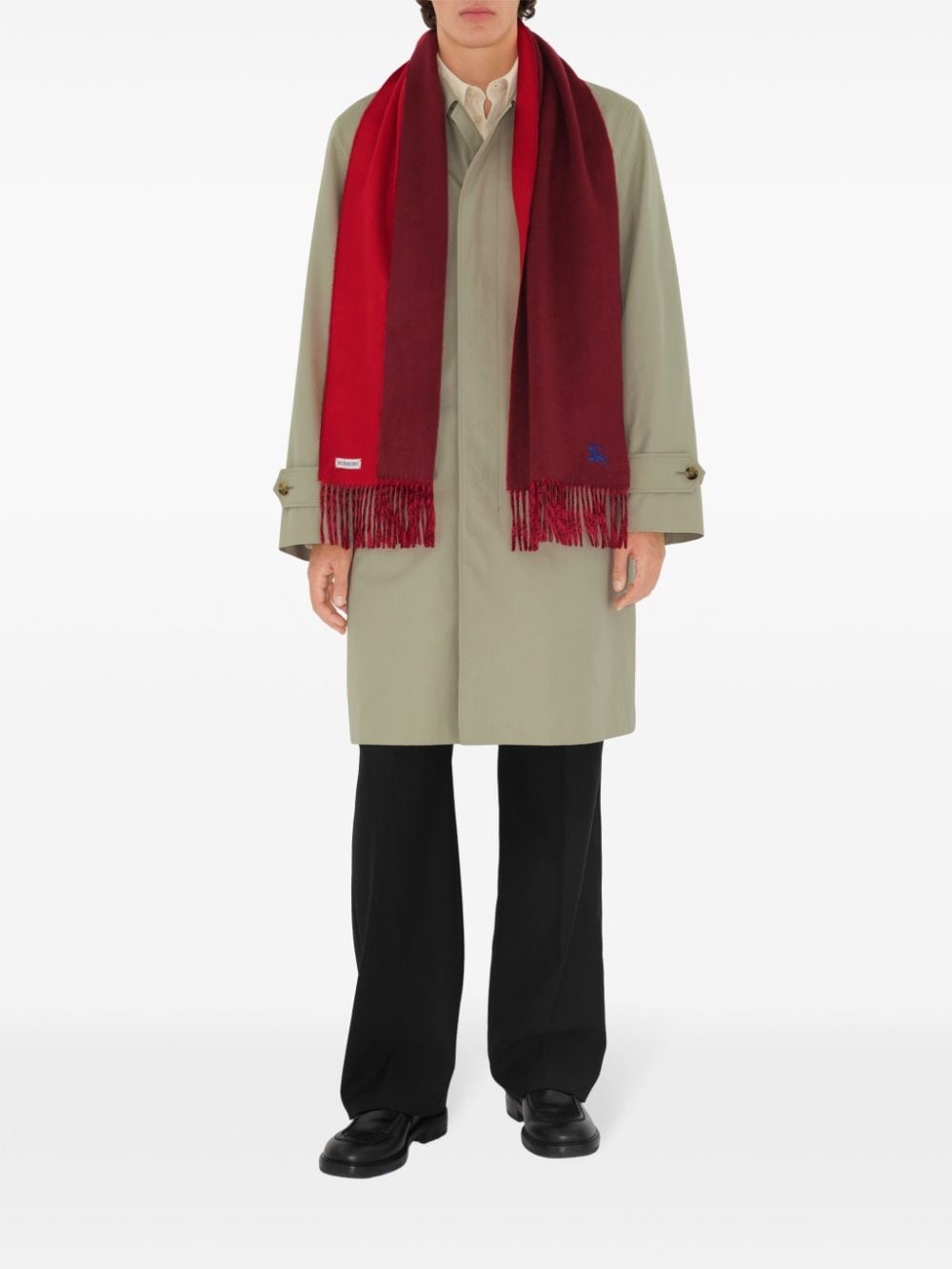 reversible cashmere scarf - 5