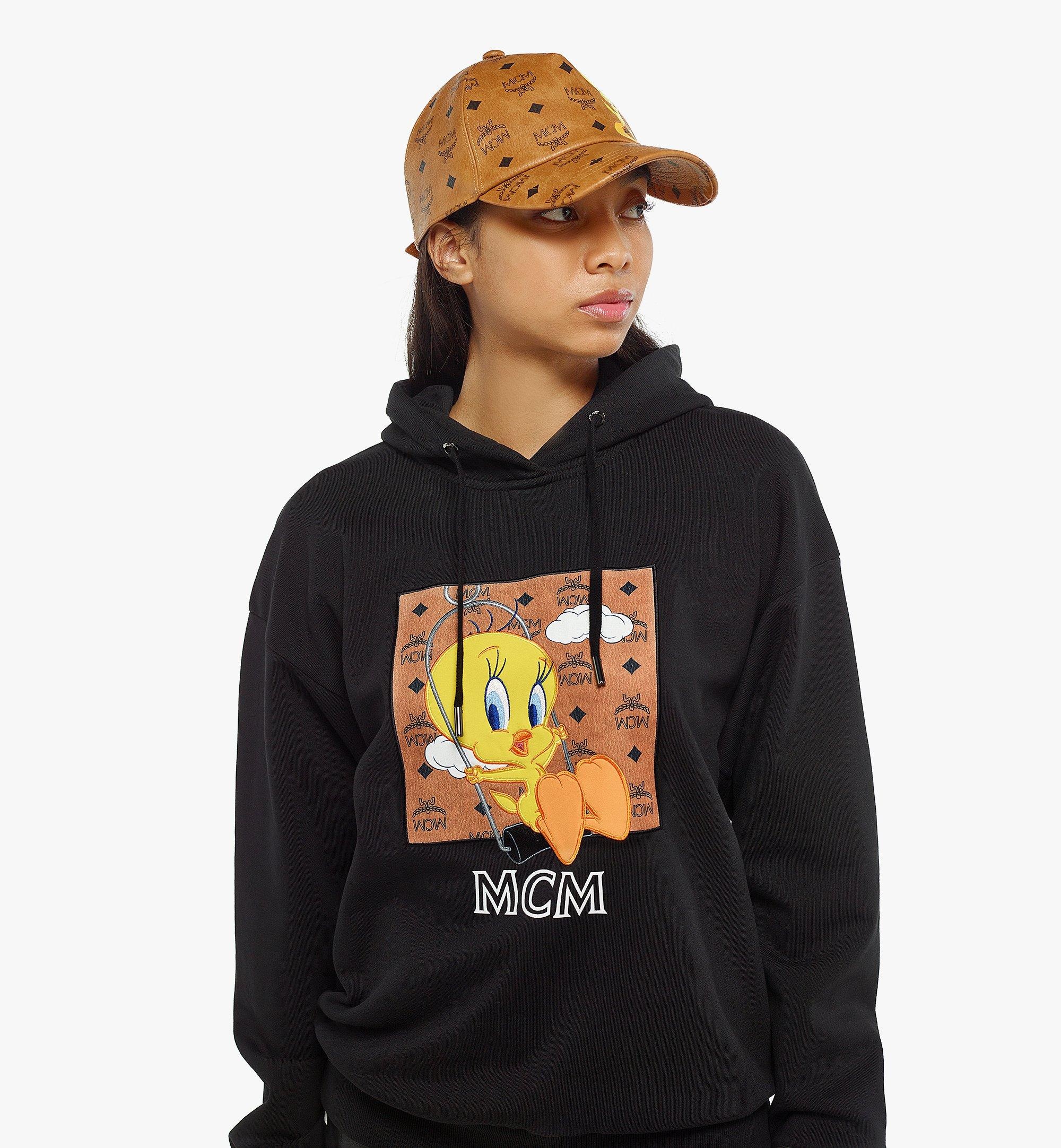 Mcm Monogram-Pattern Cotton Hoodie