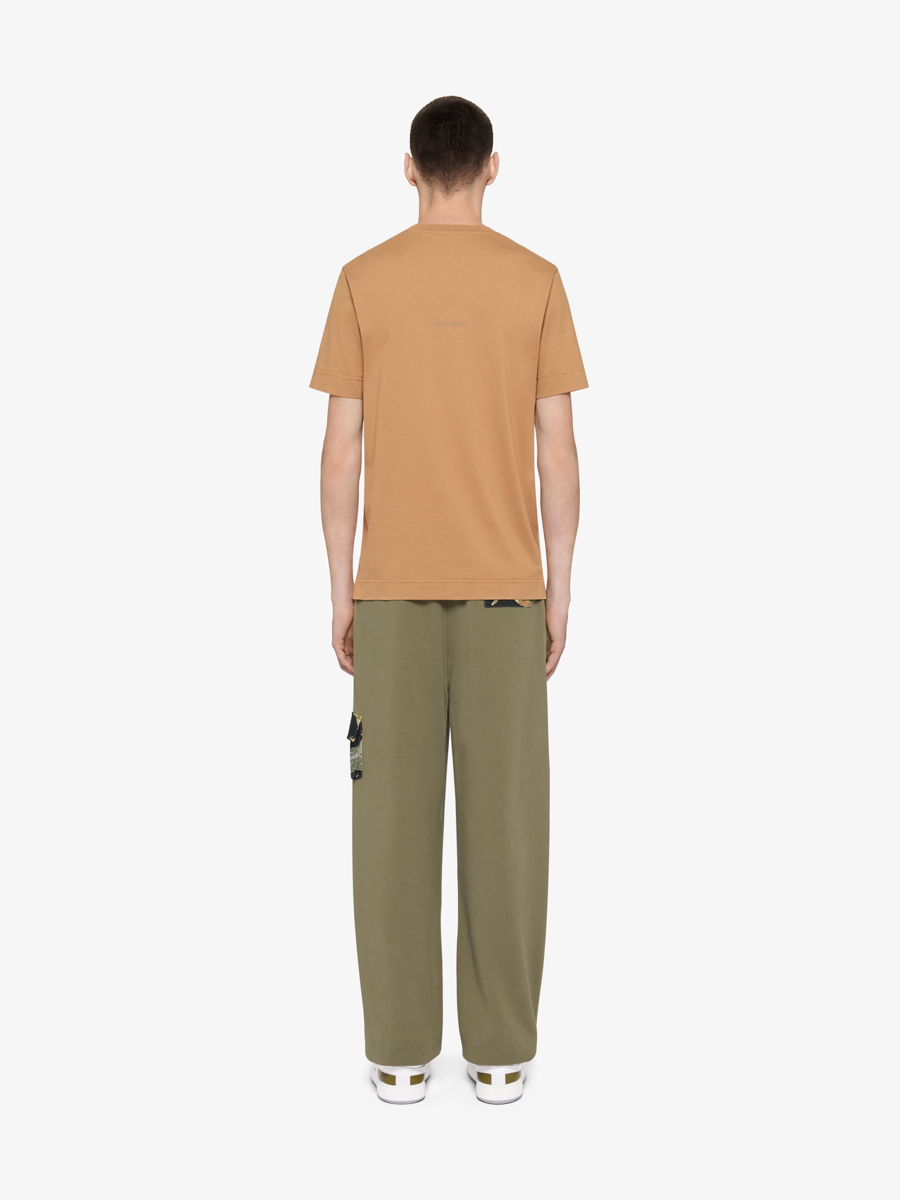 JOGGER PANTS IN FLEECE WITH CAMO PATCHES - 3