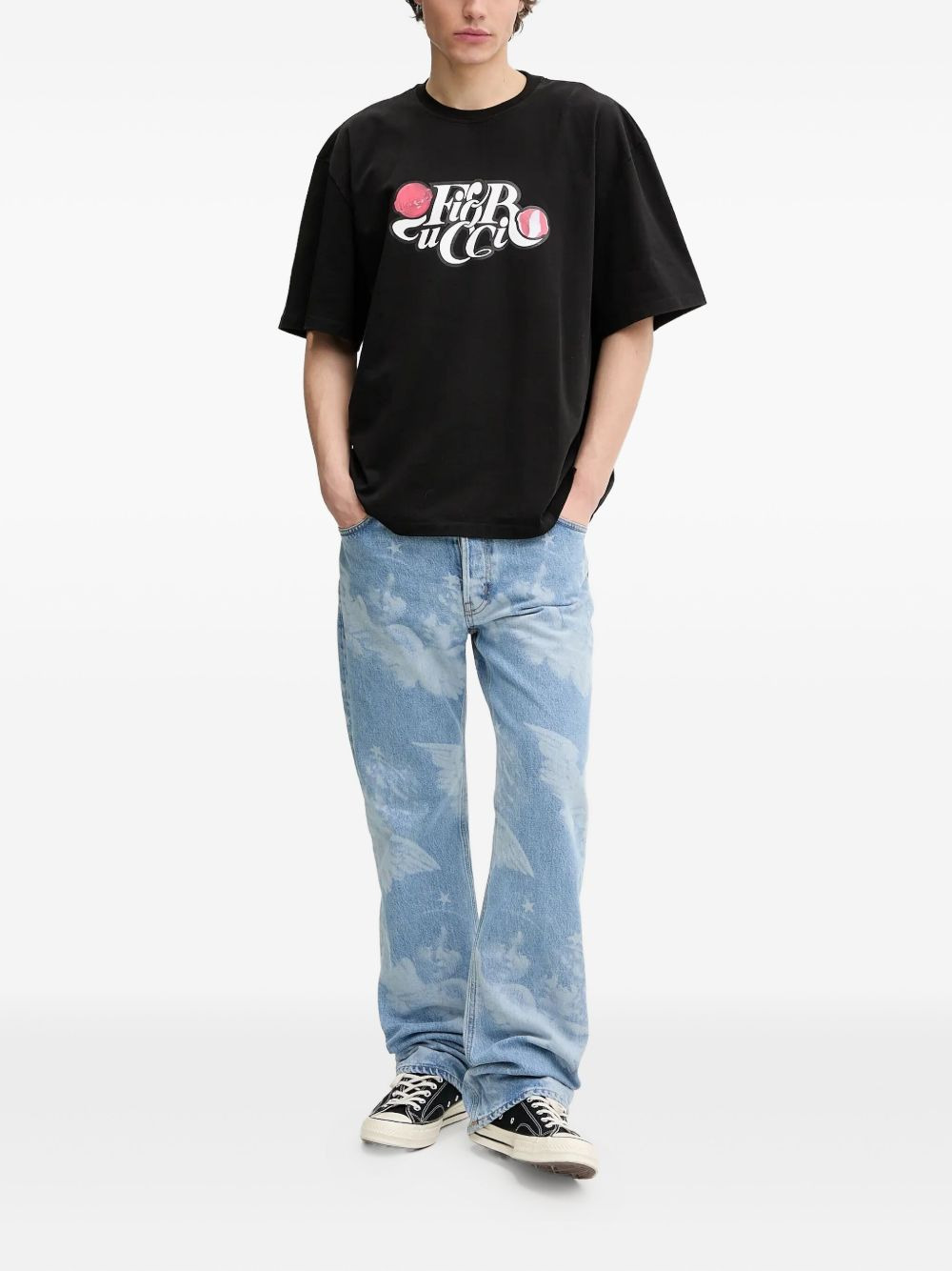 logo-print T-shirt - 2
