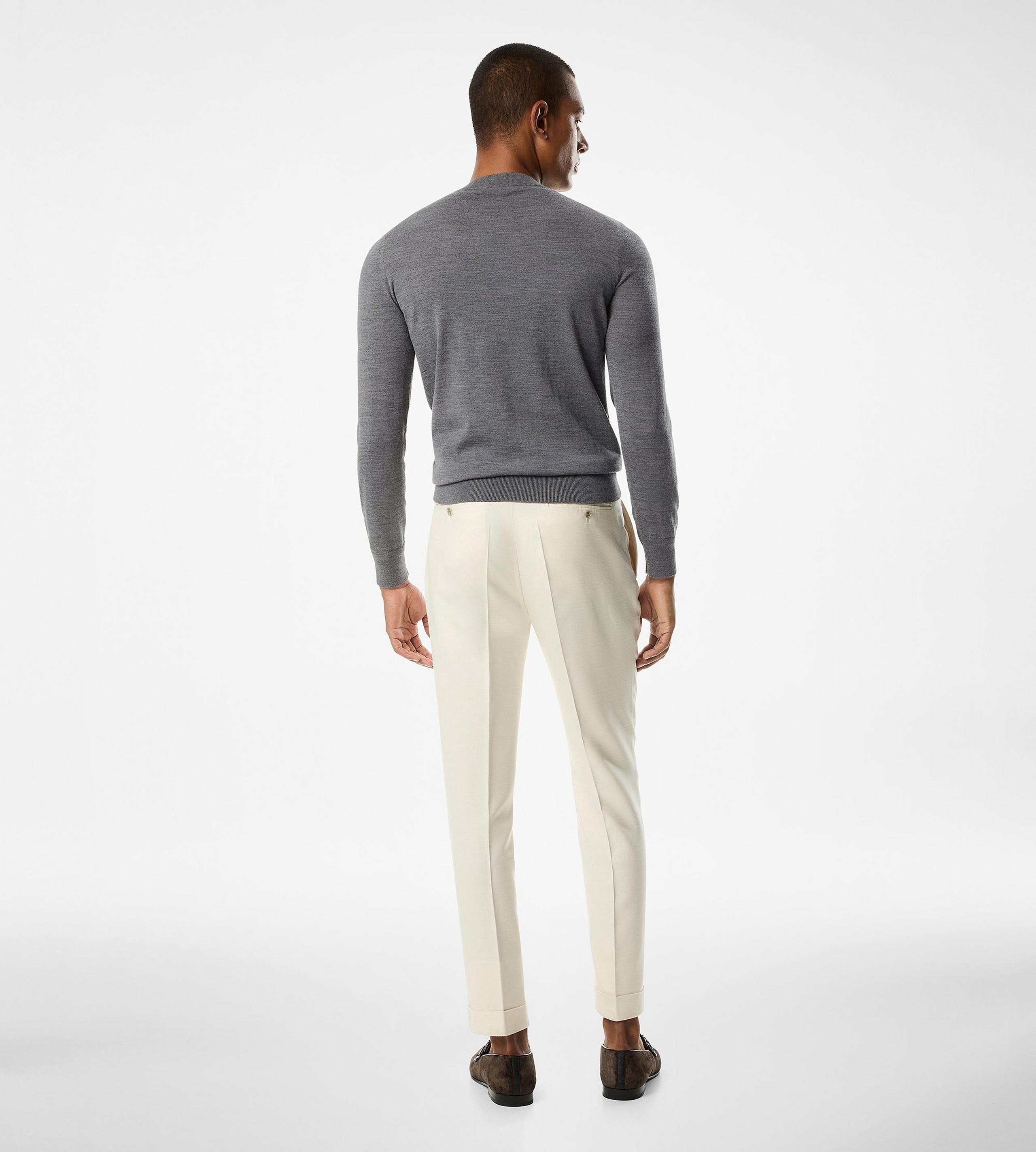 FINE GAUGE MERINO CREW NECK - 3