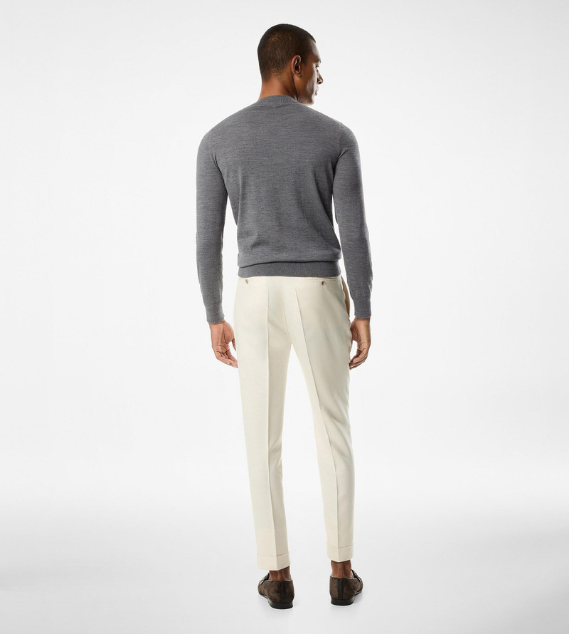 FINE GAUGE MERINO CREW NECK 3