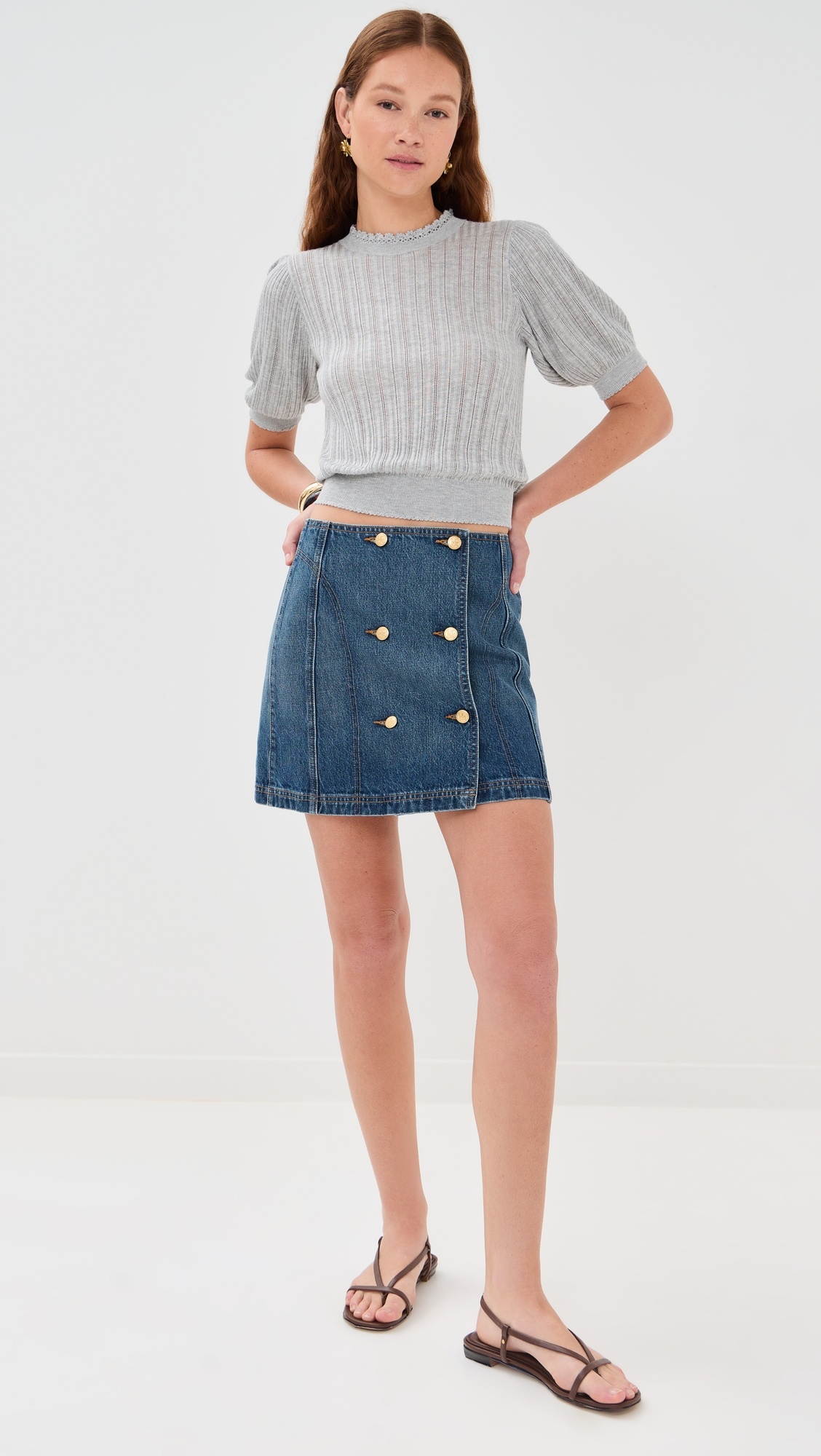 Gemma Short Sleeve Knit Top - 4