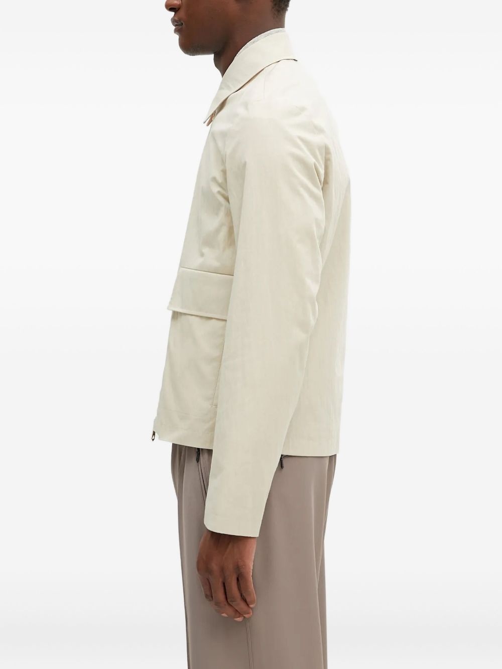 zip-front pocket jacket - 2