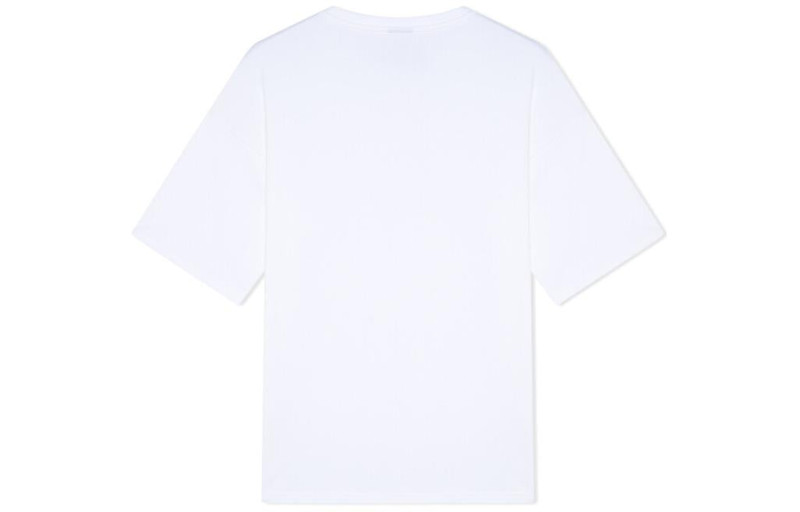 New Balance New Balance Logo Print T-Shirt 'White Black' AMT22353-WT outlook