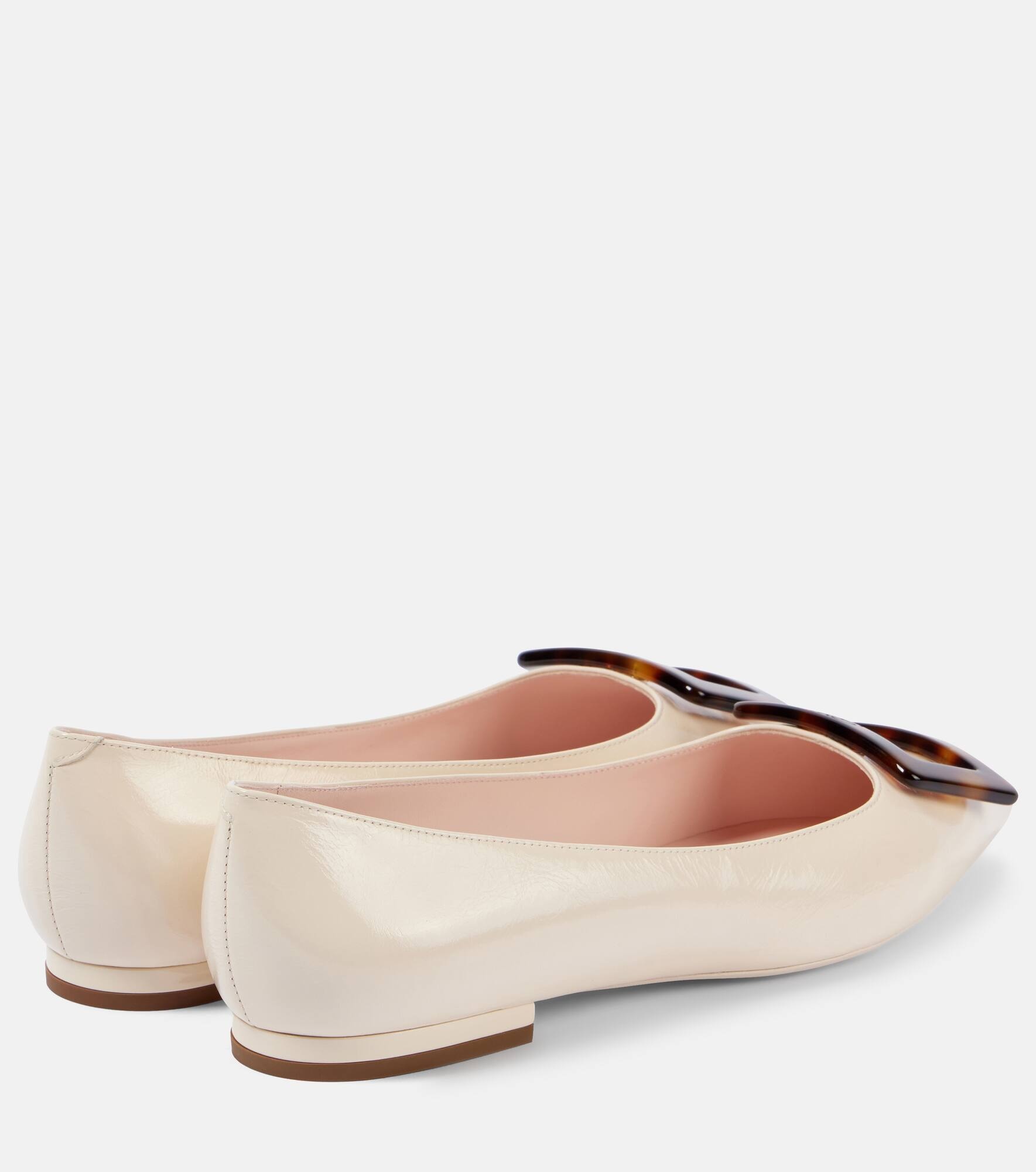 Gommettine Ball leather ballet flats - 3