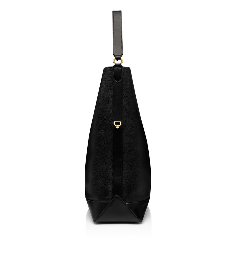 TOM FORD SMOOTH LEATHER TWO STRAP TOTE outlook