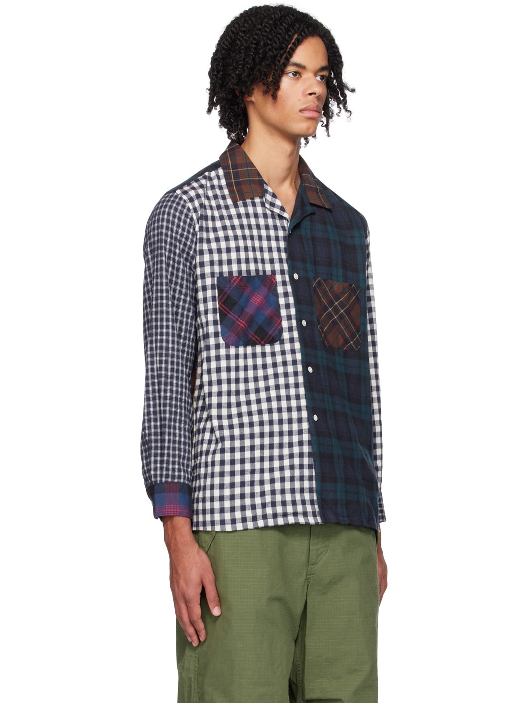 Multicolor Paneled Shirt - 2