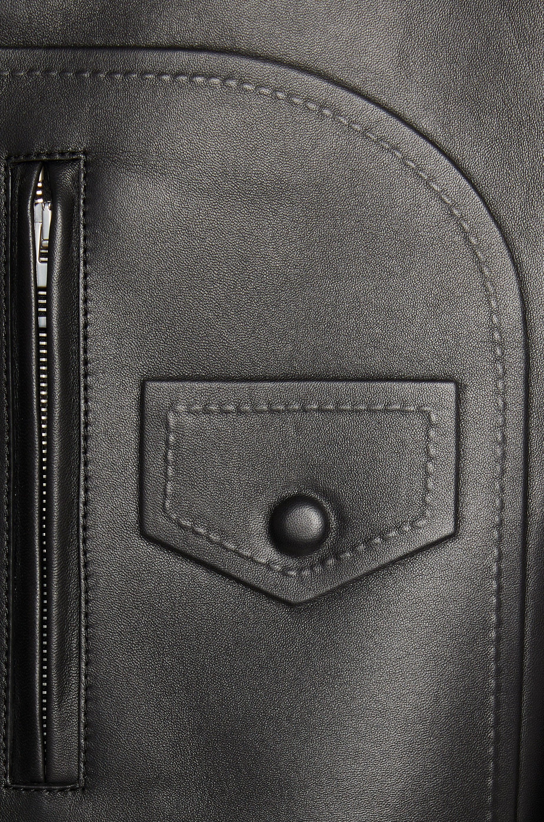 Biker jacket in nappa lambskin - 3