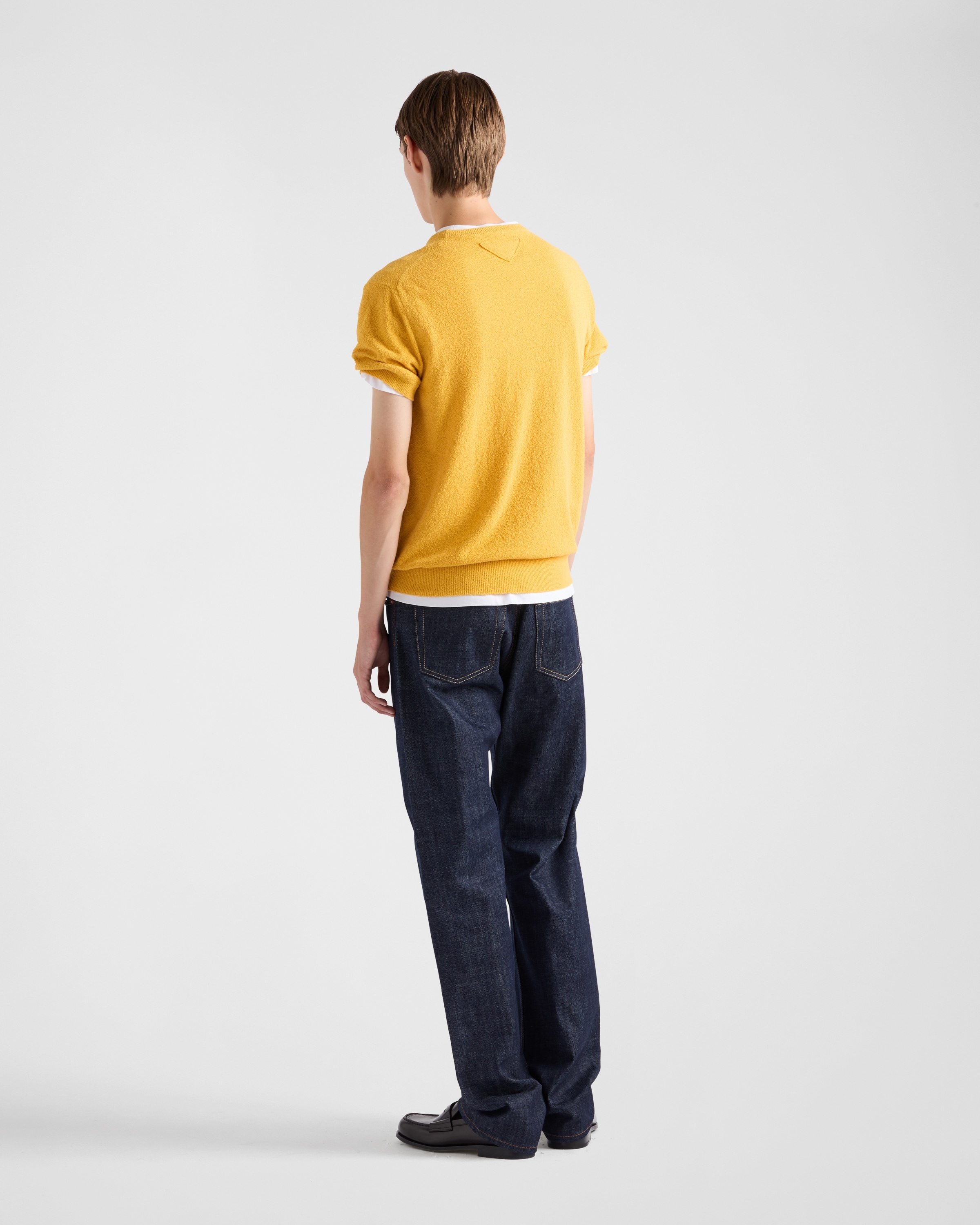 Short-sleeved cotton sweater - 5