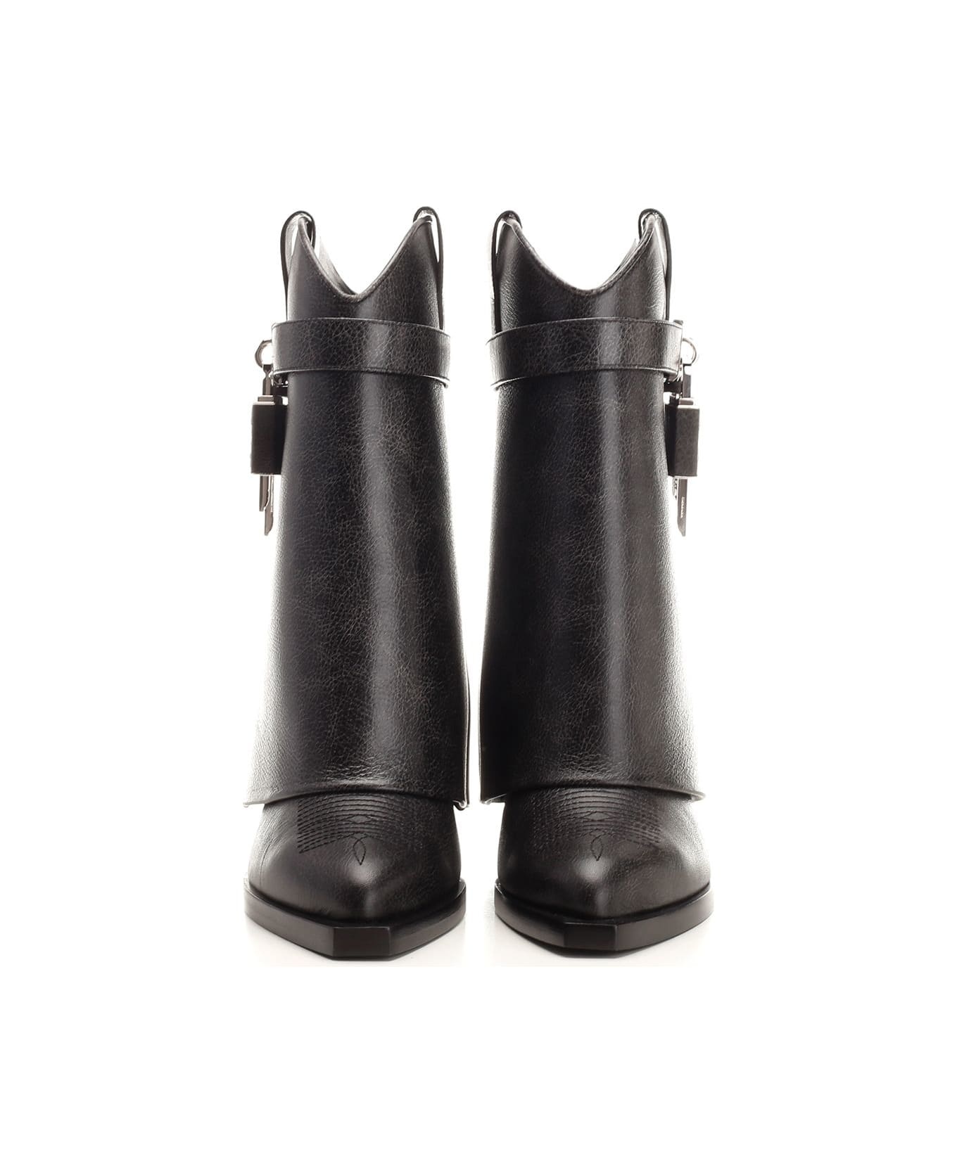 'shark Lock Cowboy' Ankle Boots - 5