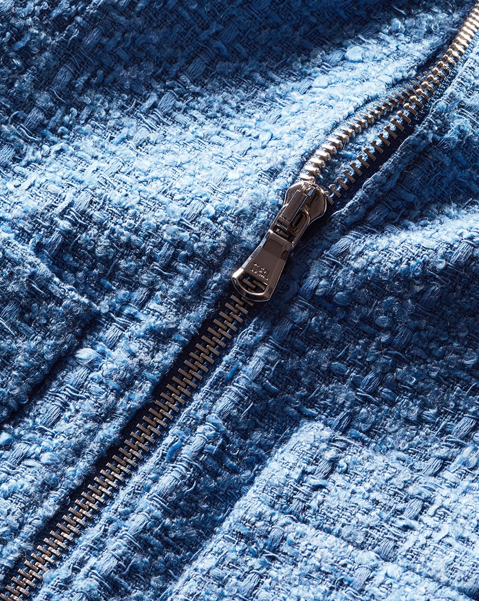 AGNI TWEED DICKEY JACKET - 4