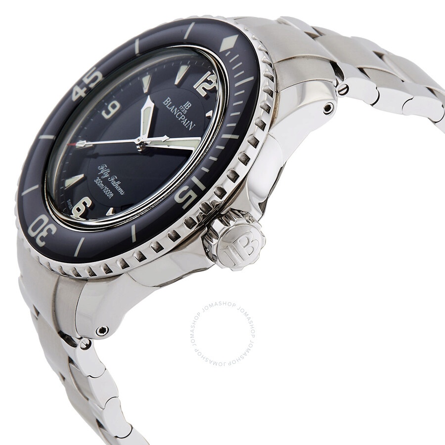 Blancpain Fifty Fathoms Automatic Black Dial Men's Watch 5015-1130-71S - 2