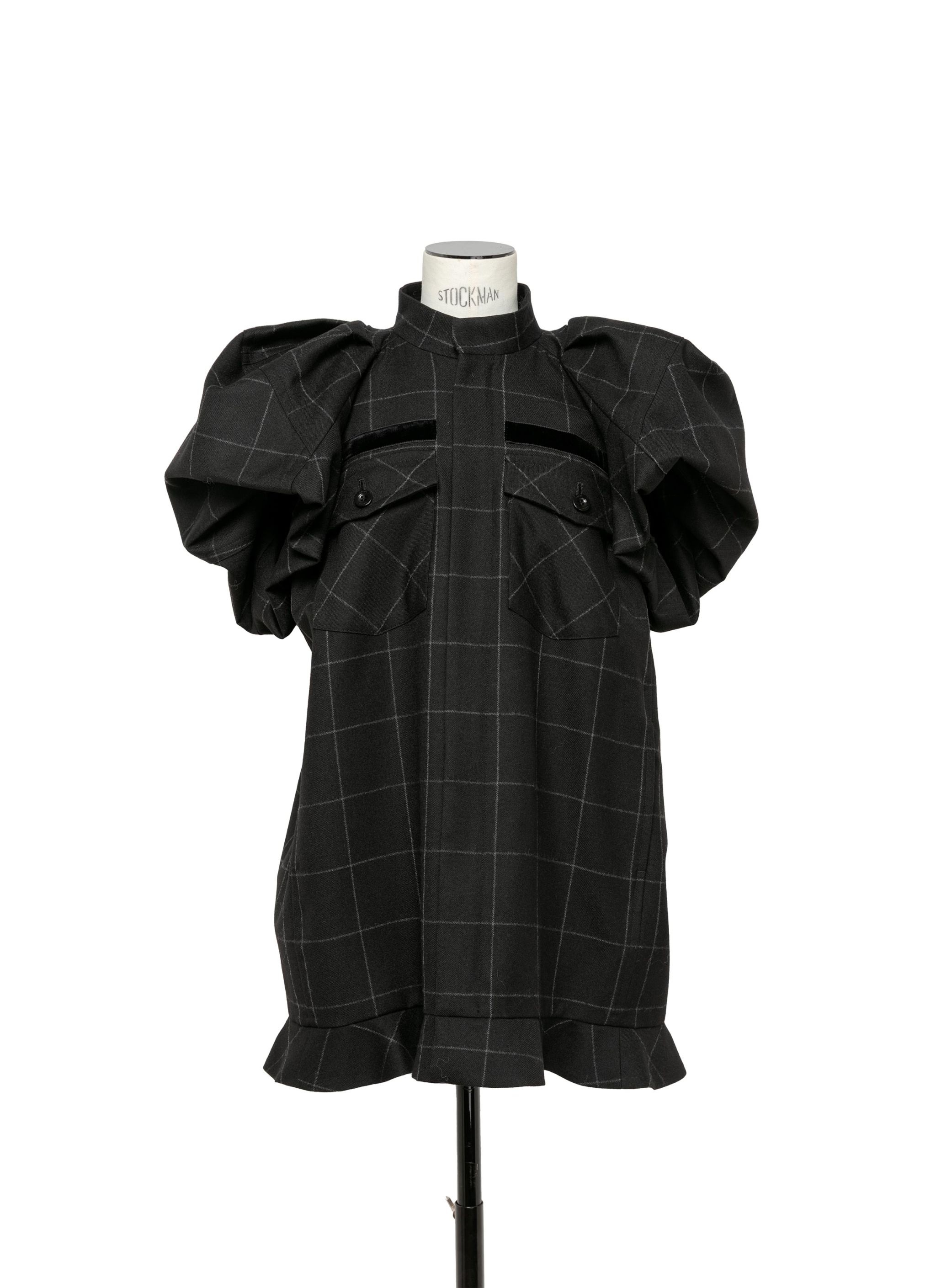 sacai Windowpane Dress | sacai | REVERSIBLE