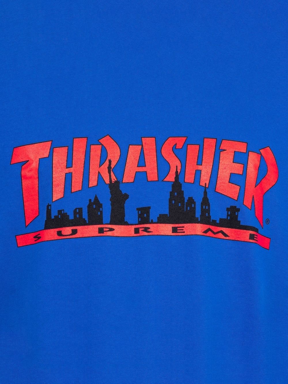 x Thrasher logo-print Skyline T-shirt - 3