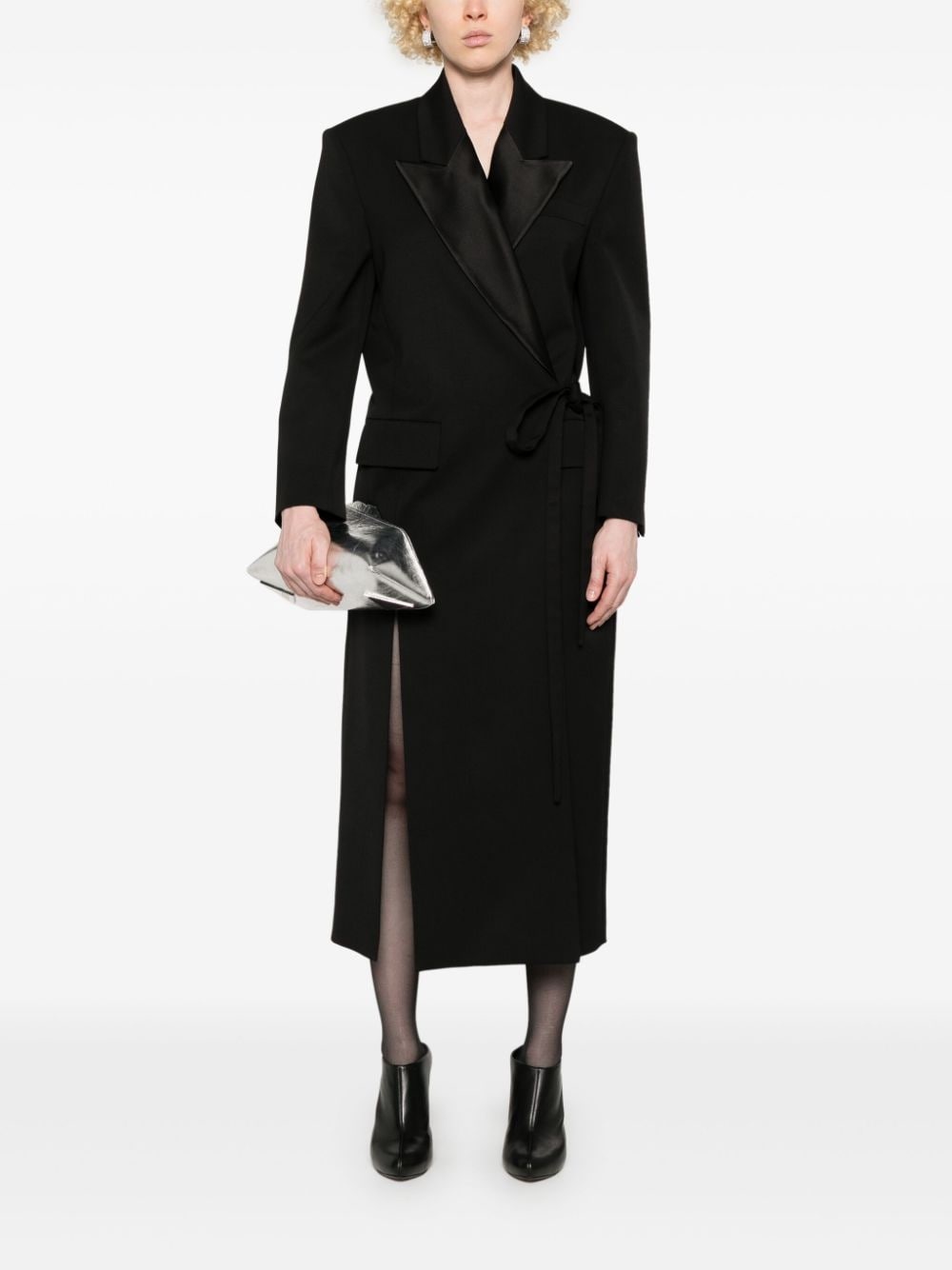 wrap-design coat - 2