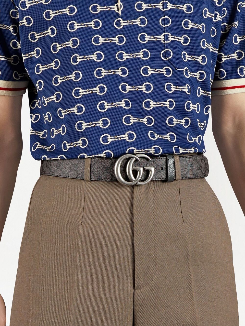 Marmont GG buckle-fastening belt - 6