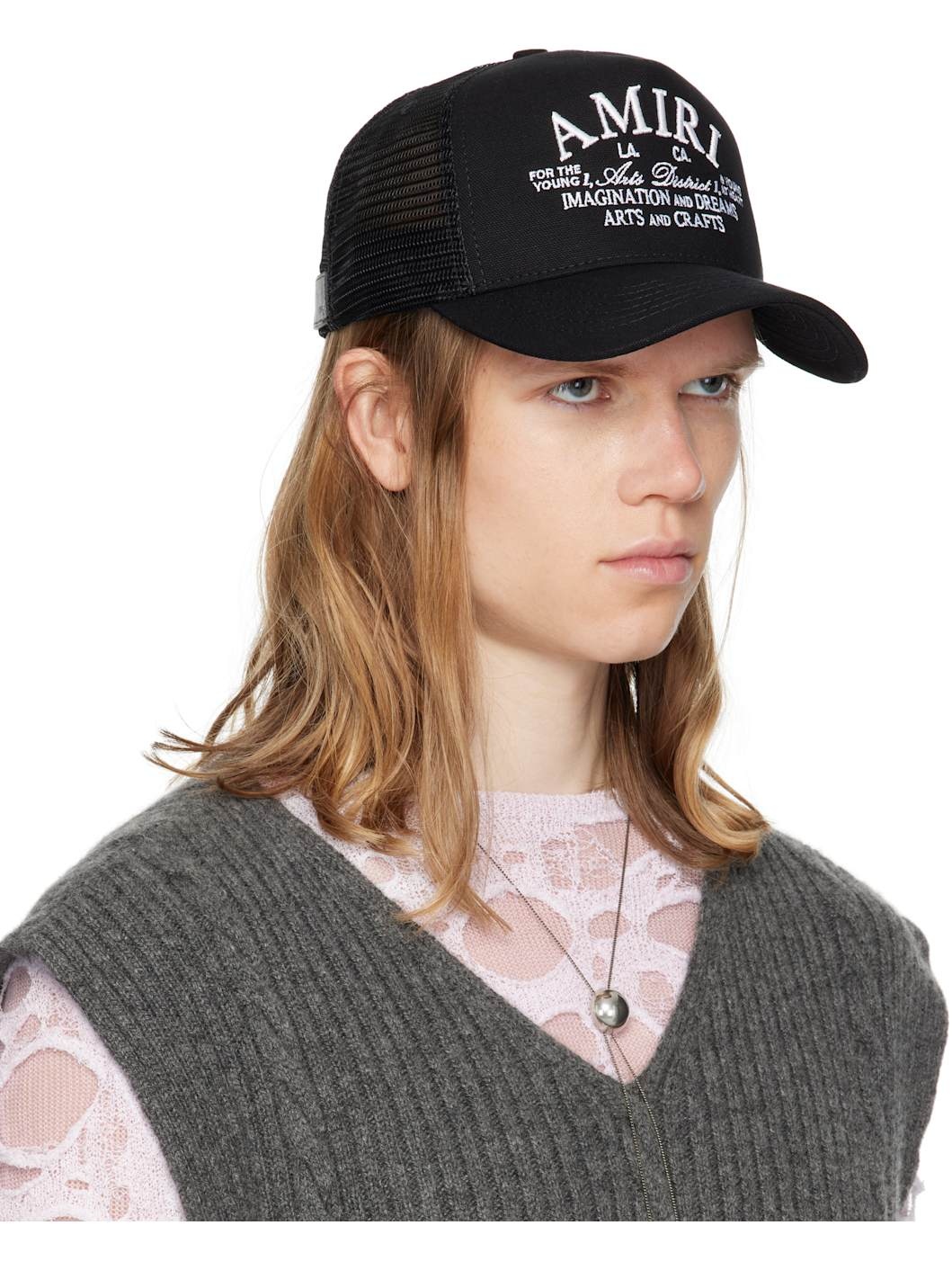 Black 'Arts District' Trucker Cap - 2