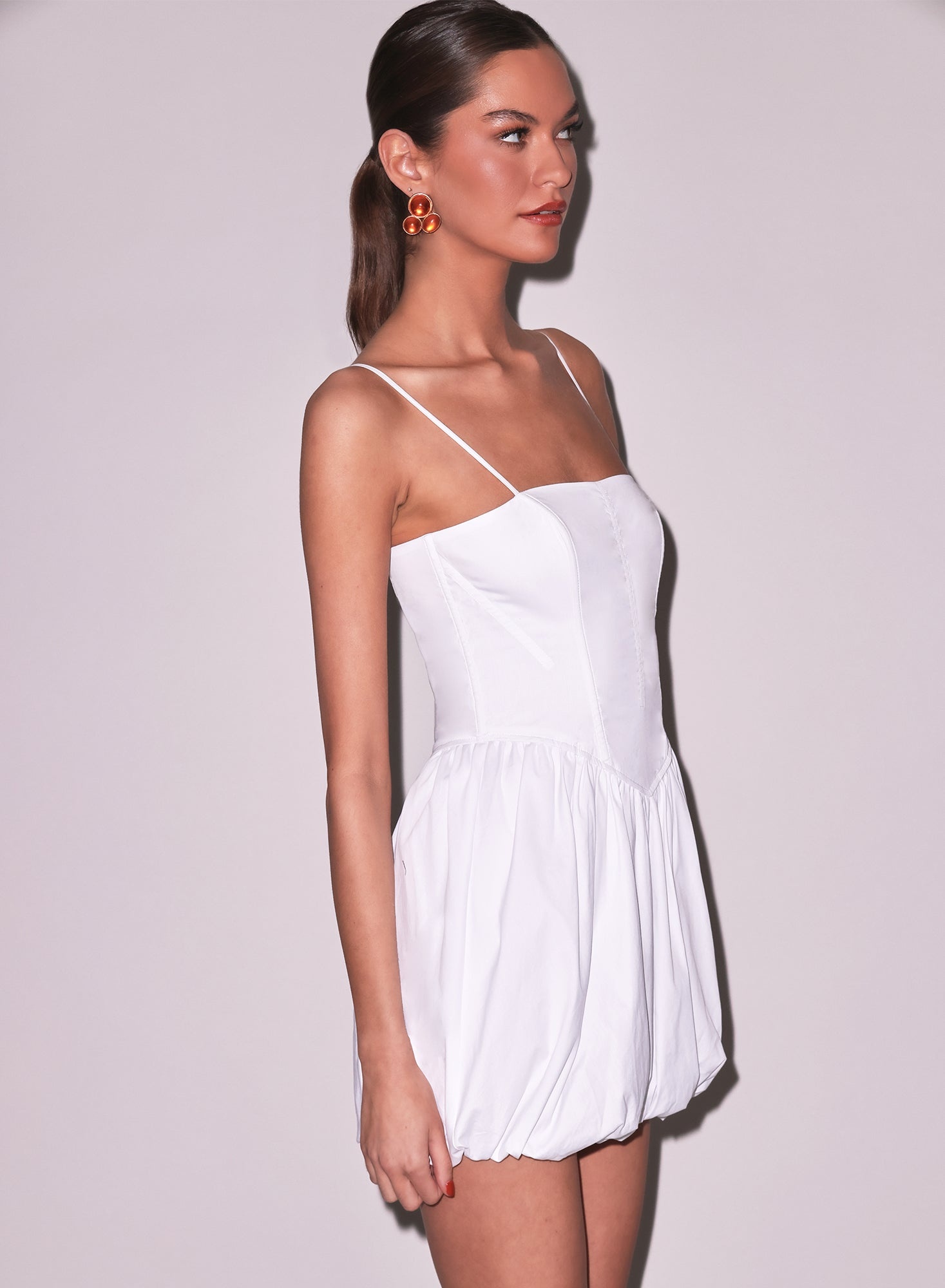 Poplin Bubble Dress - 5