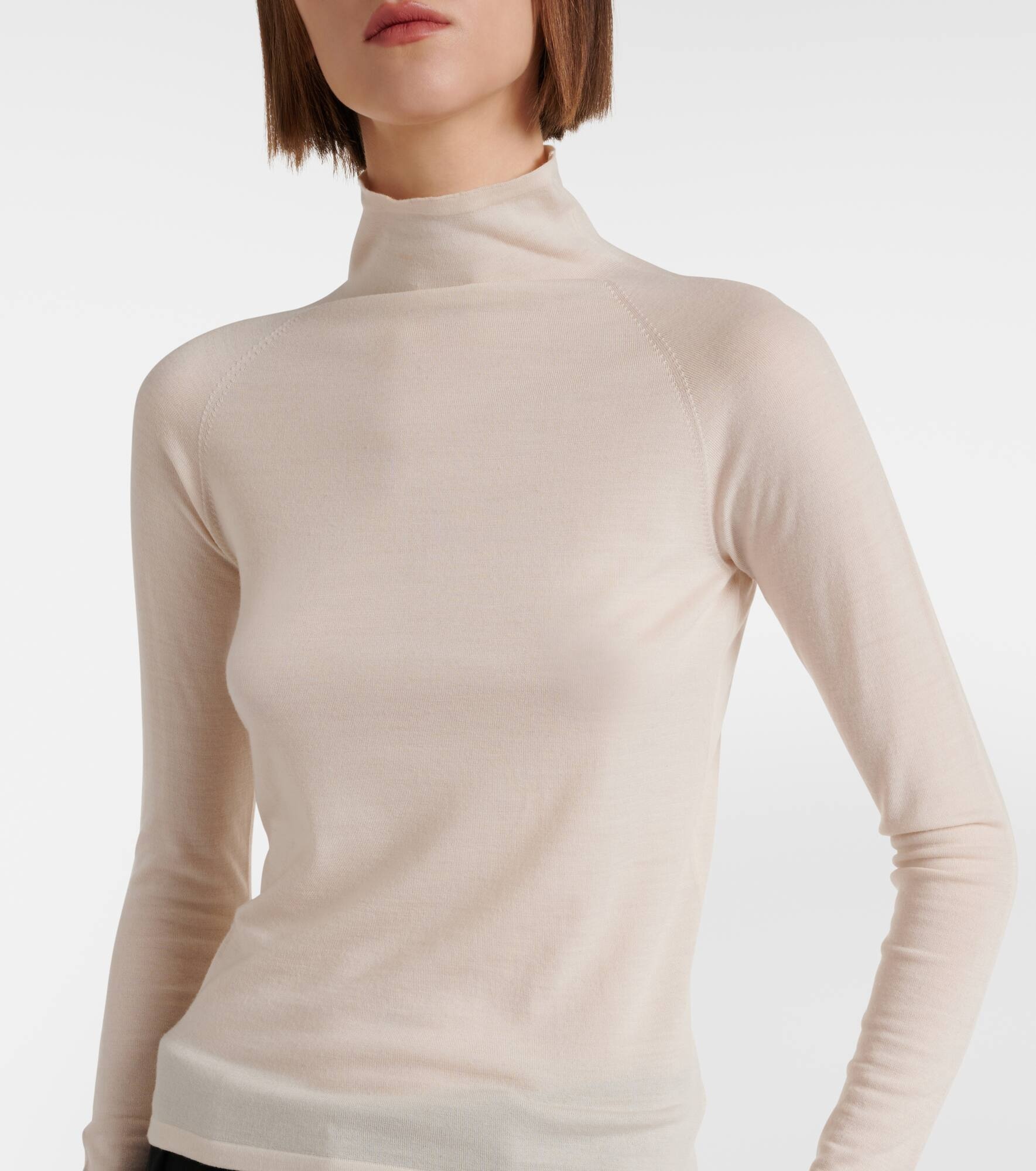 Honna wool turtleneck top - 5