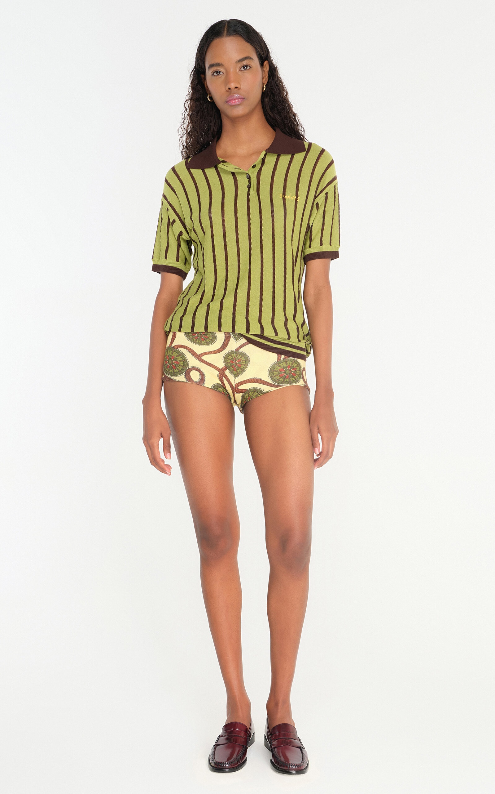 Afra Printed Mini Shorts print - 3