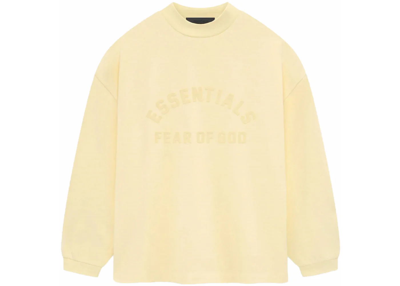 Fear of God Essentials Heavy Jersey L/S Tee Garden Yellow - 1