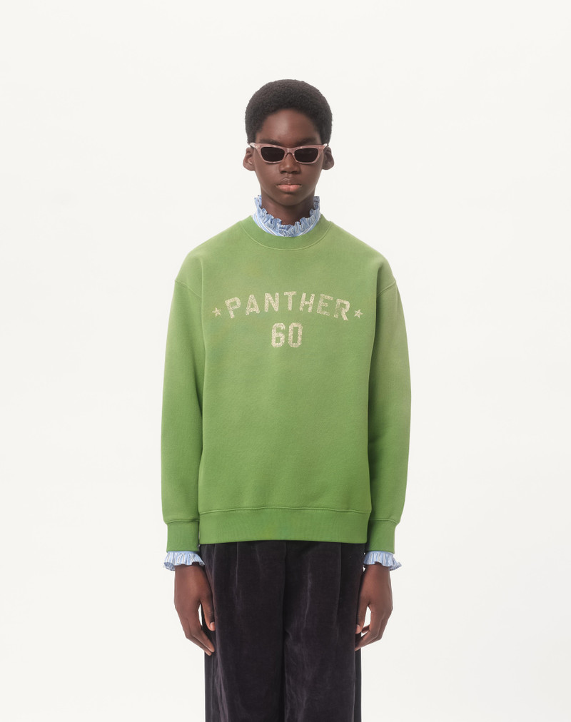 COTTON SWEATSHIRT WITH CHEZ VALENTINO PRINT 4