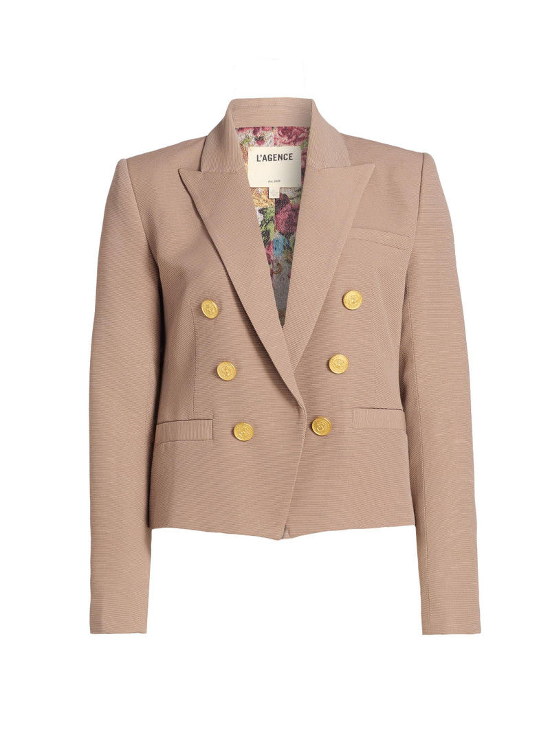 Women's Brooke Double-Breasted Blazer - Portabella Floral Tapestry 1