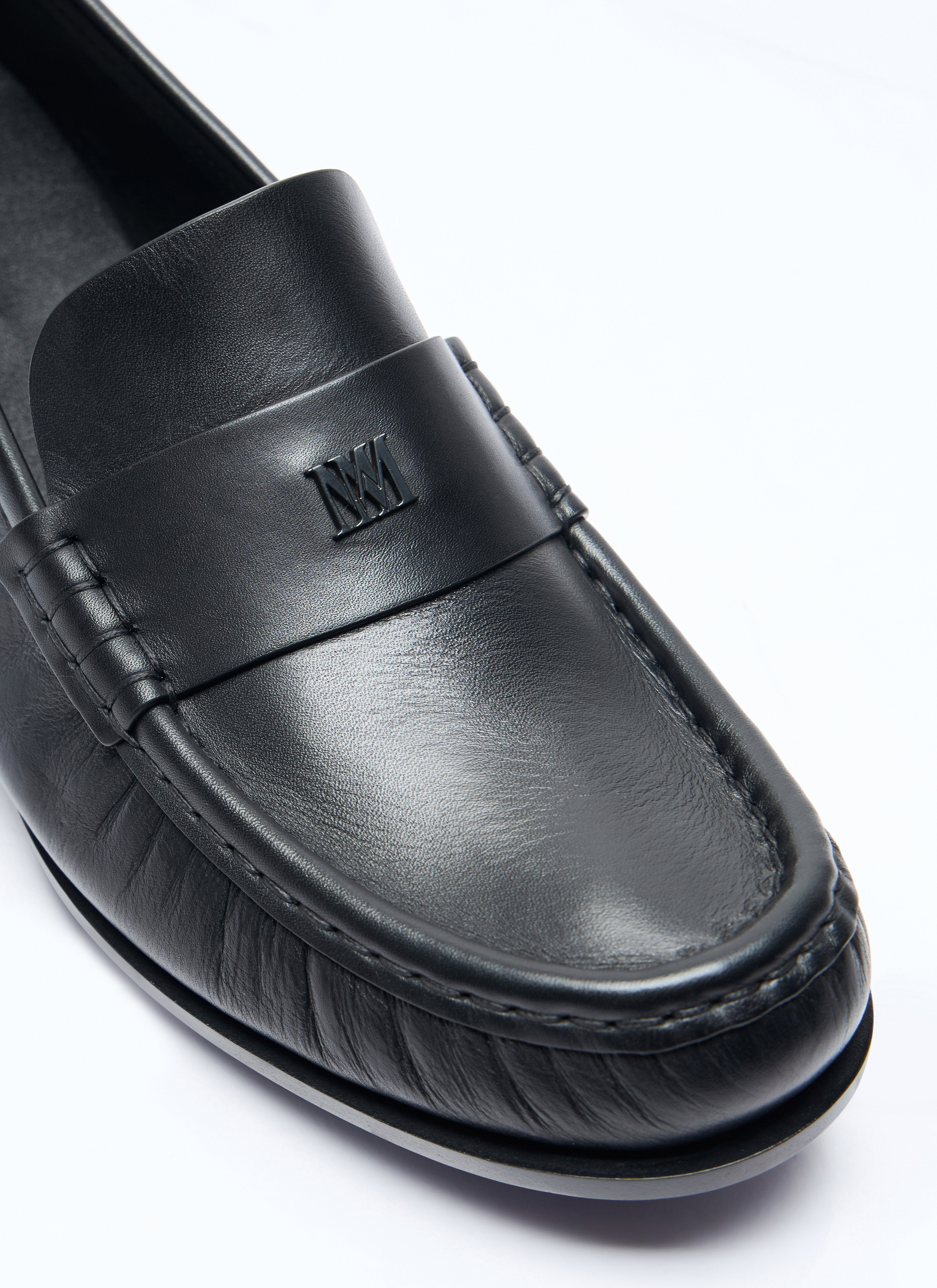 Max Mara Women Logo Plaque Leather Loafers - 2